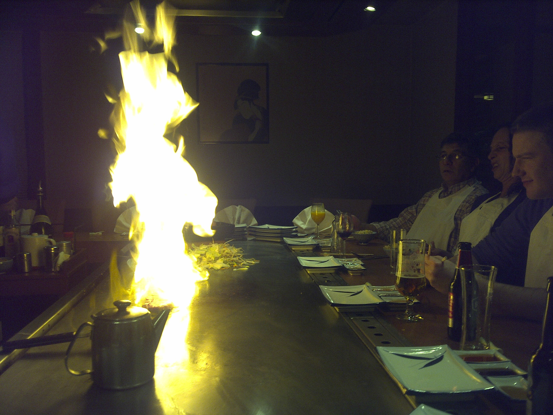 Whoa, doe maar iets rustiger an beste tepan kok