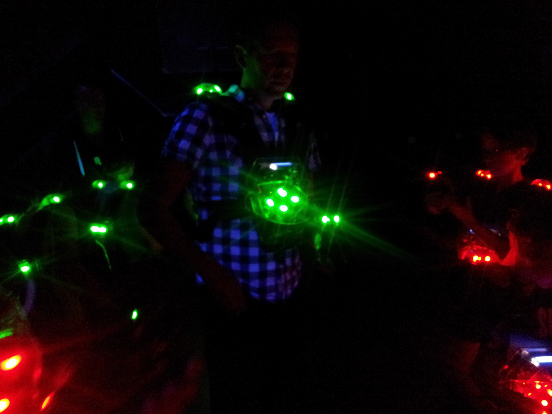 Met de E4 lasergamen