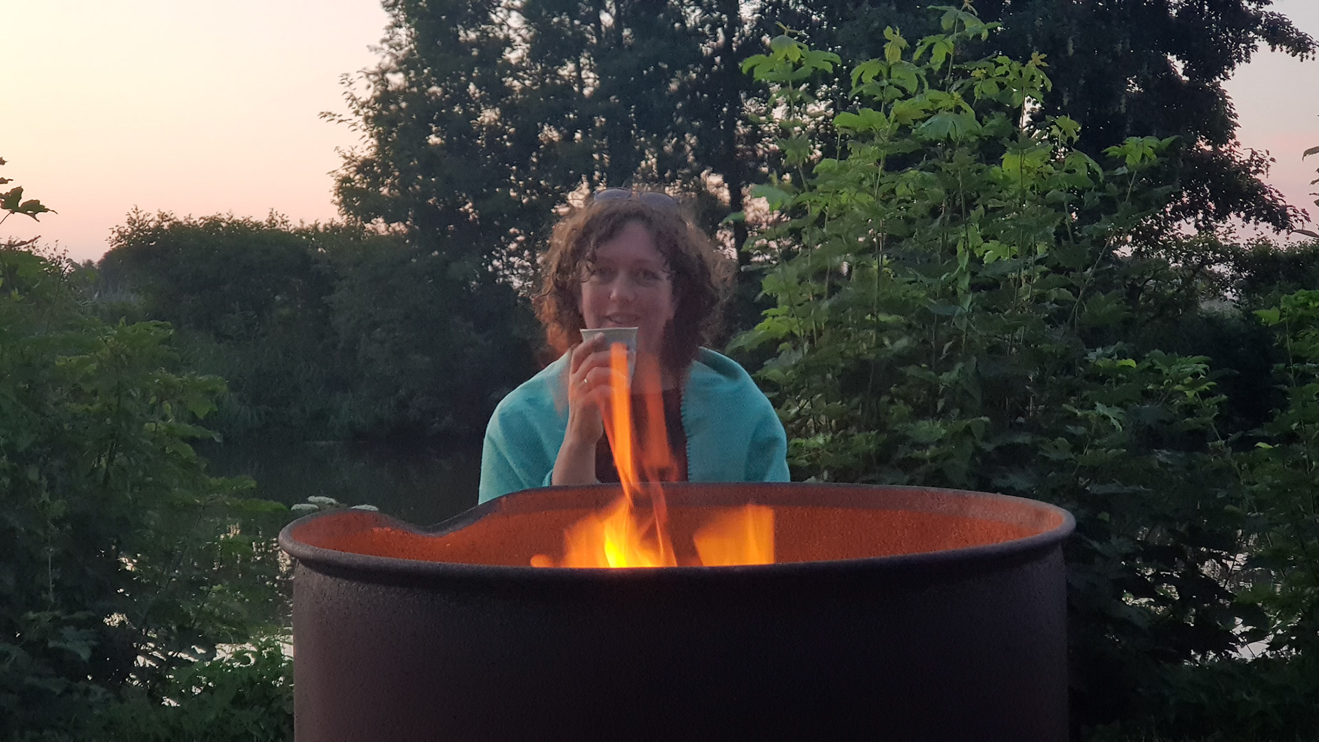Borrel bij aankomst