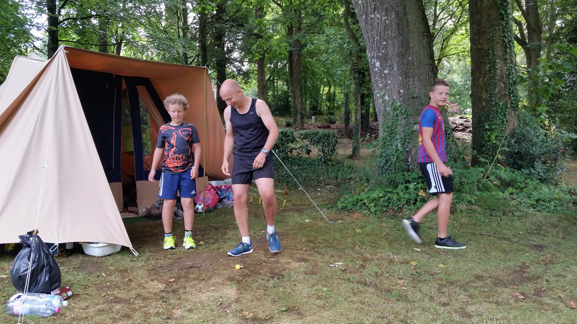 Hardlopen met de jongens