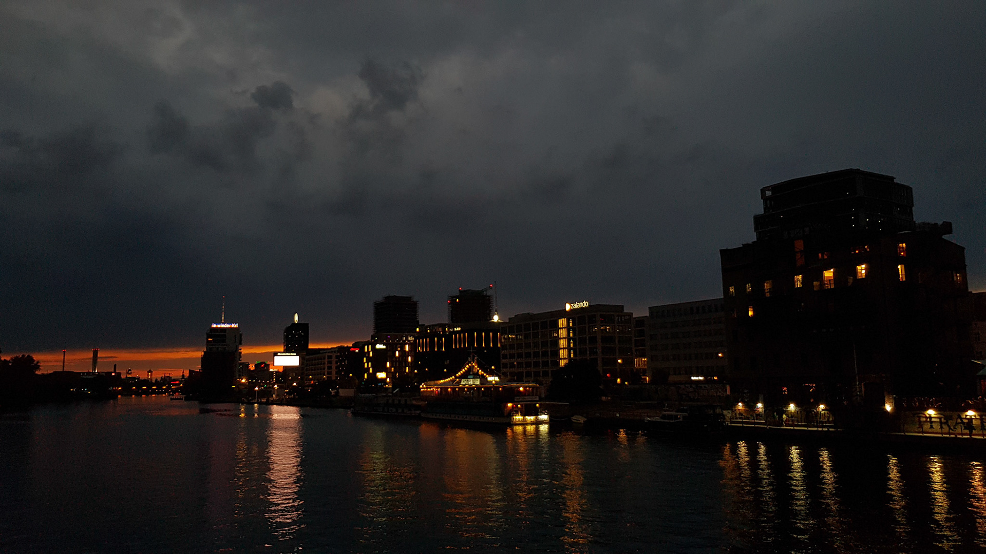 Berlin at night