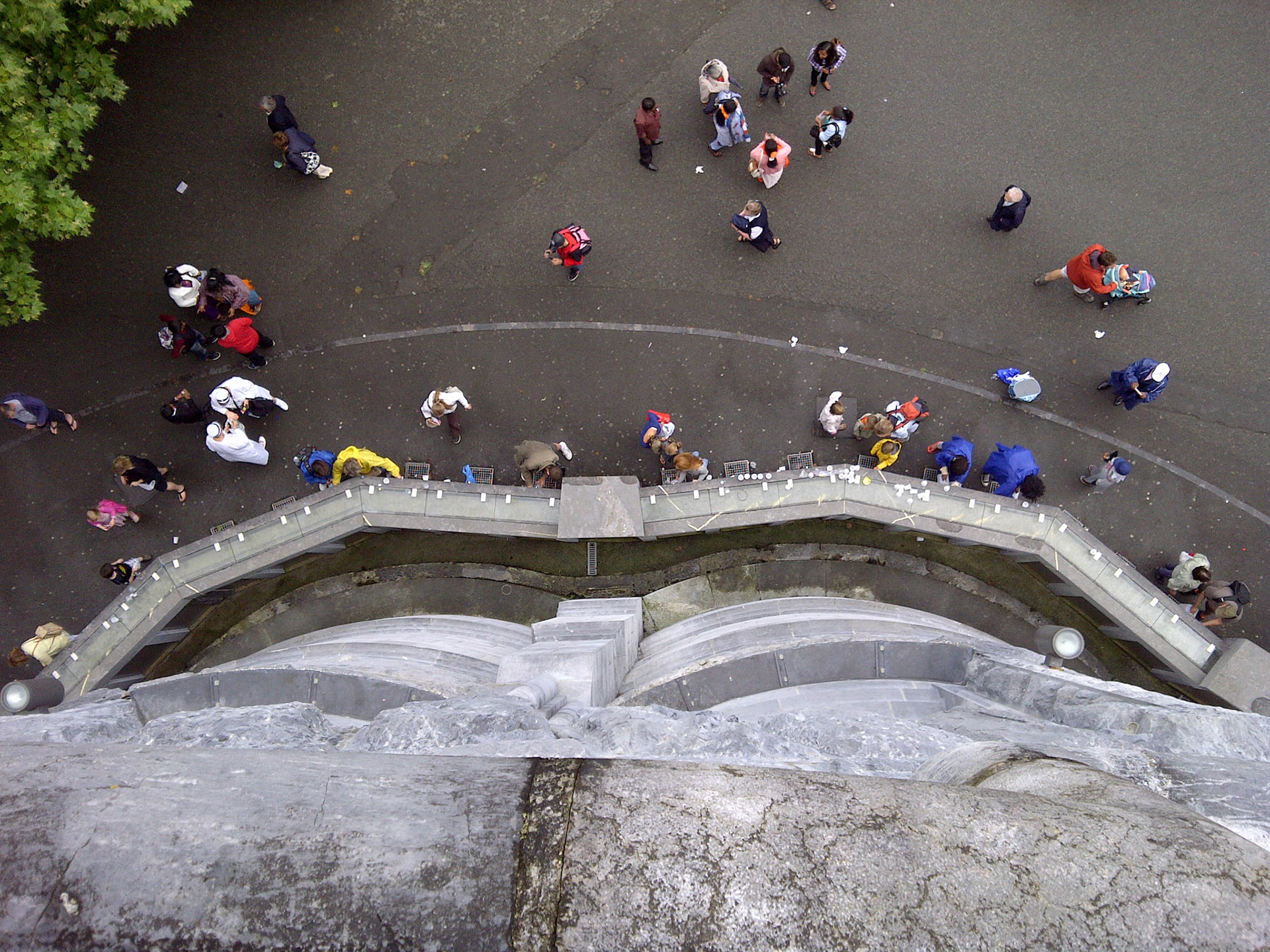 The wonderous collection of holy water in Lourdes