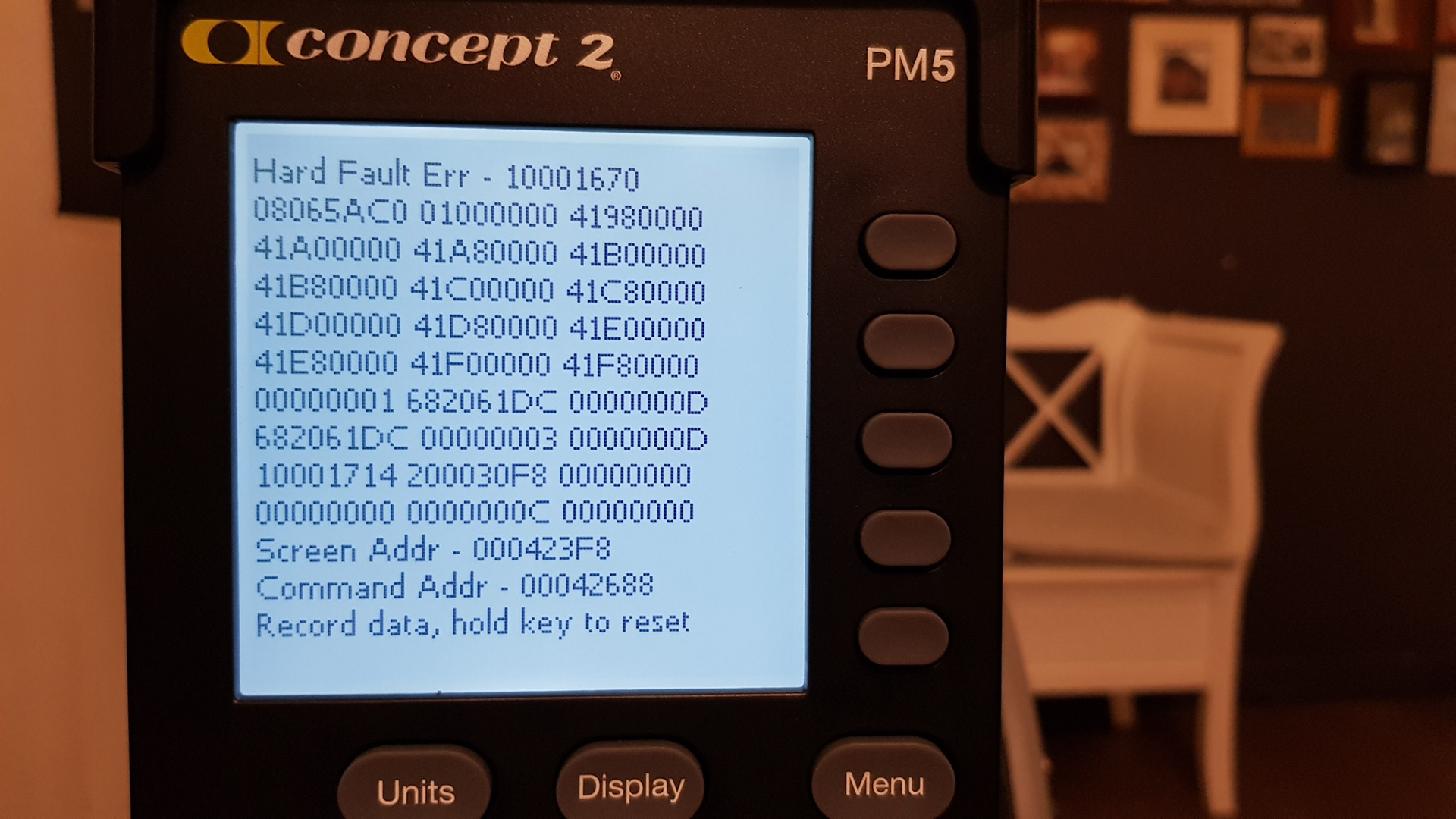 Iets te hard geroeid?