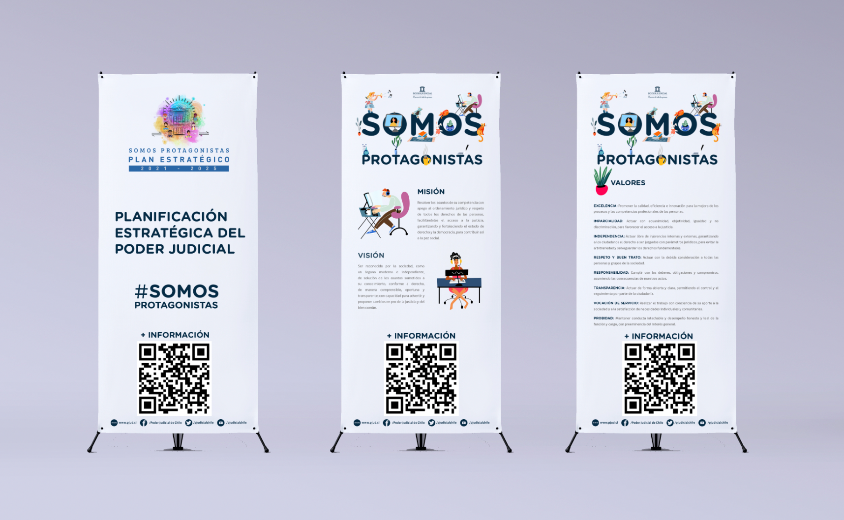 Diseño material Plan Estratégico del Poder Judicial