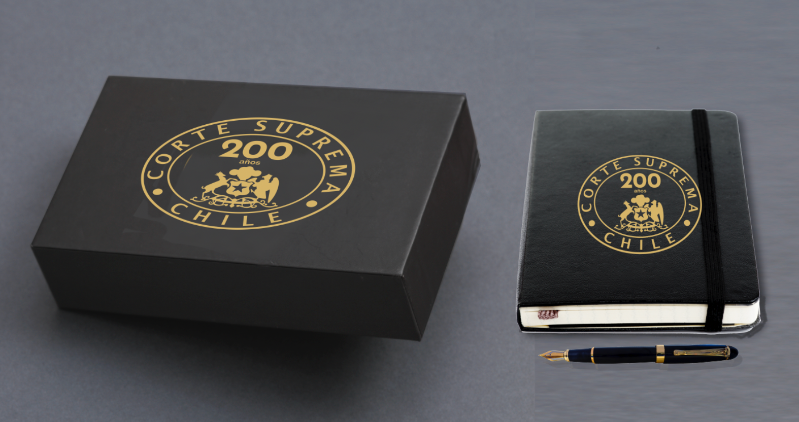 Diseño de pack regalo para Presidencia de la Corte Suprema de Justicia