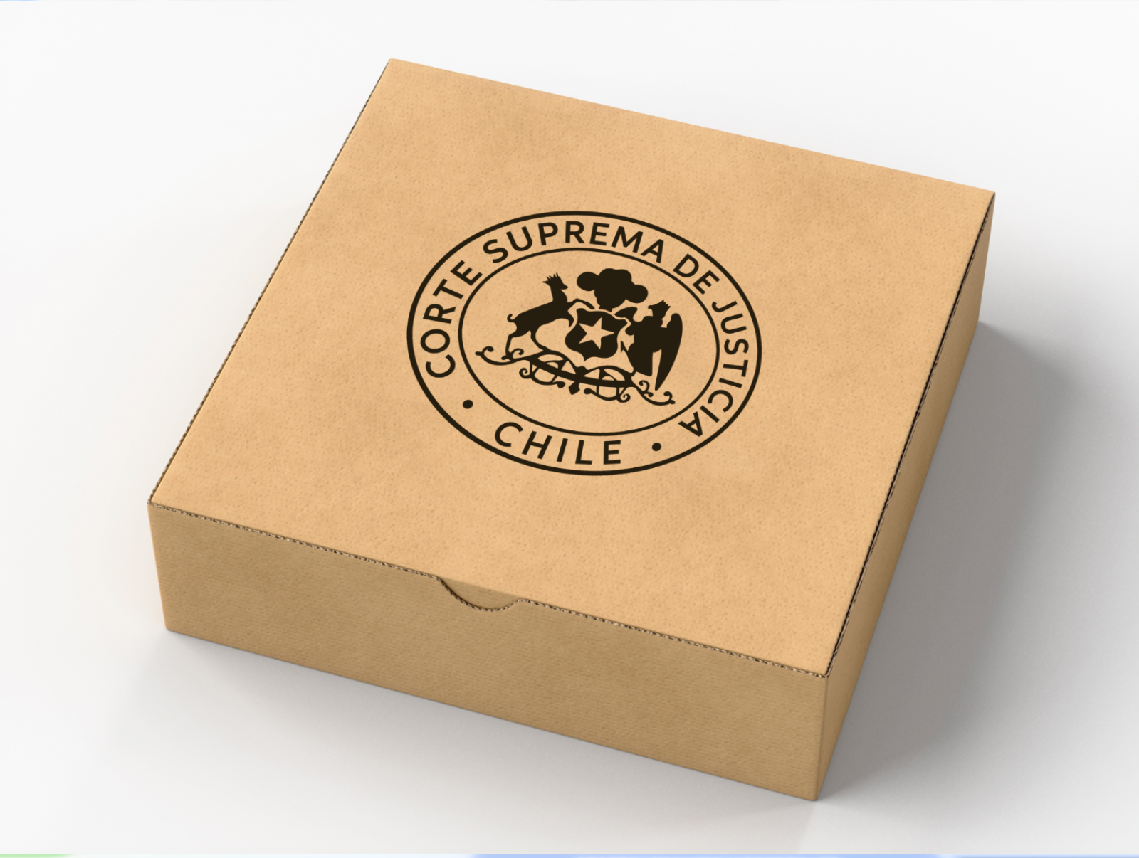 Diseño caja para Presidencia de la Corte Suprema de Chile