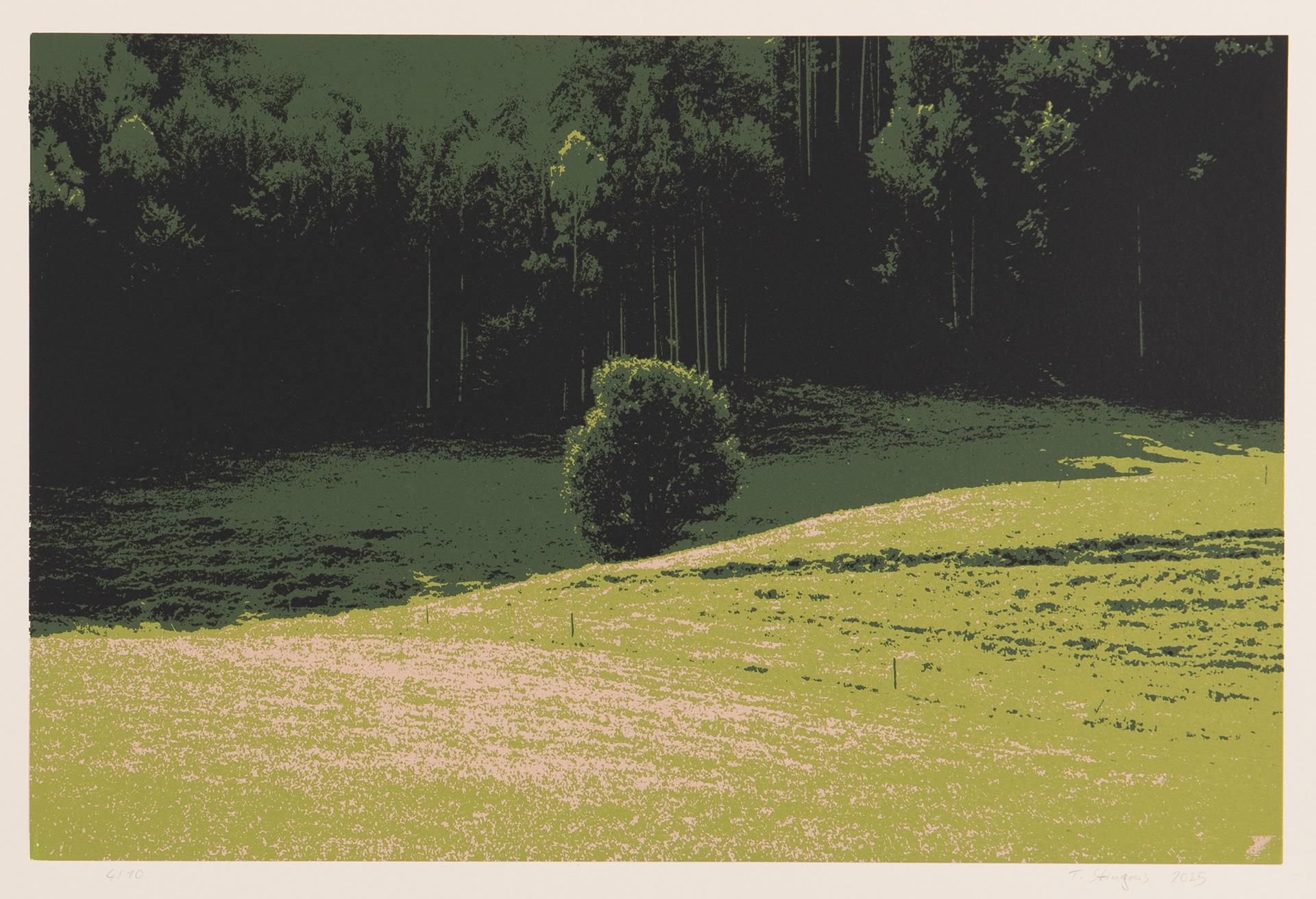 vierfarb Siebdruck, 70 x 50 cm, © Tim Steingens 2026