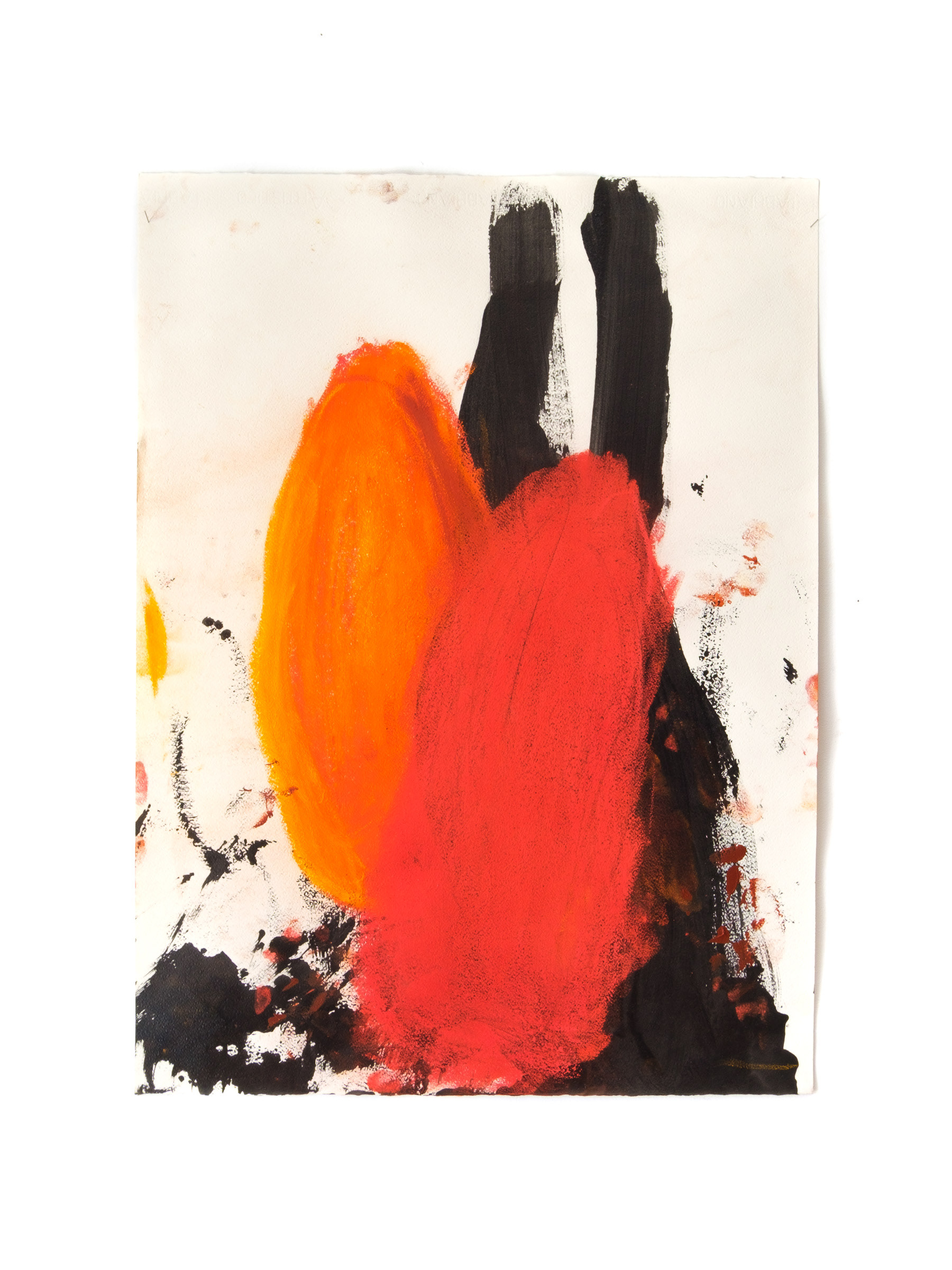 Um encontro a cada mil anos, 2025. Indian ink, acrylic, dry pastel, and oil pastel on paper. 56 x 75.5 cm. João Gomes Gago