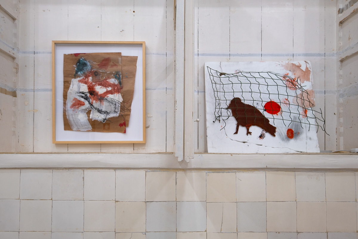 'Spirit Bird' and 'Between Planes', installation view