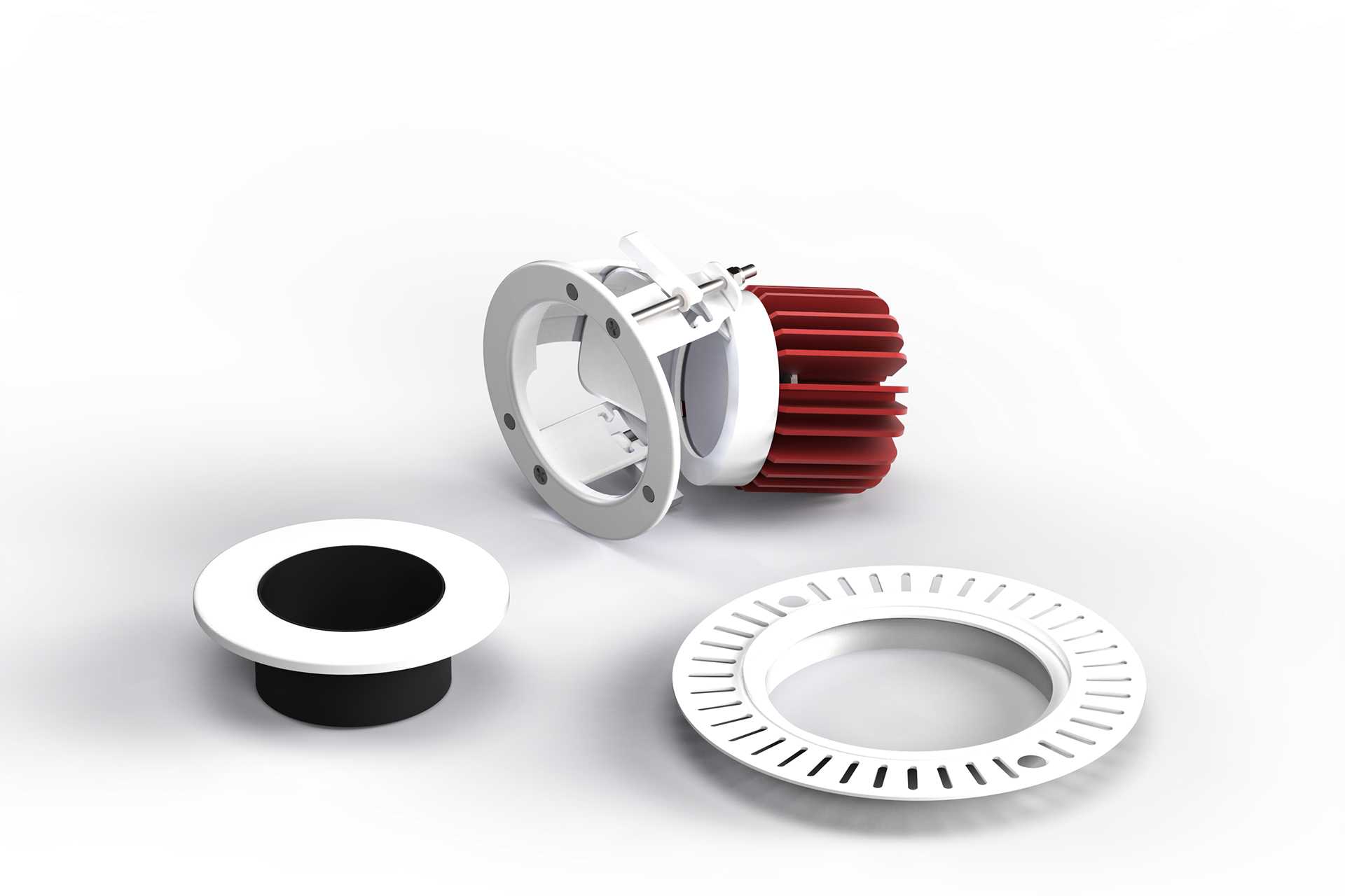 Flip-QC Downlight components
