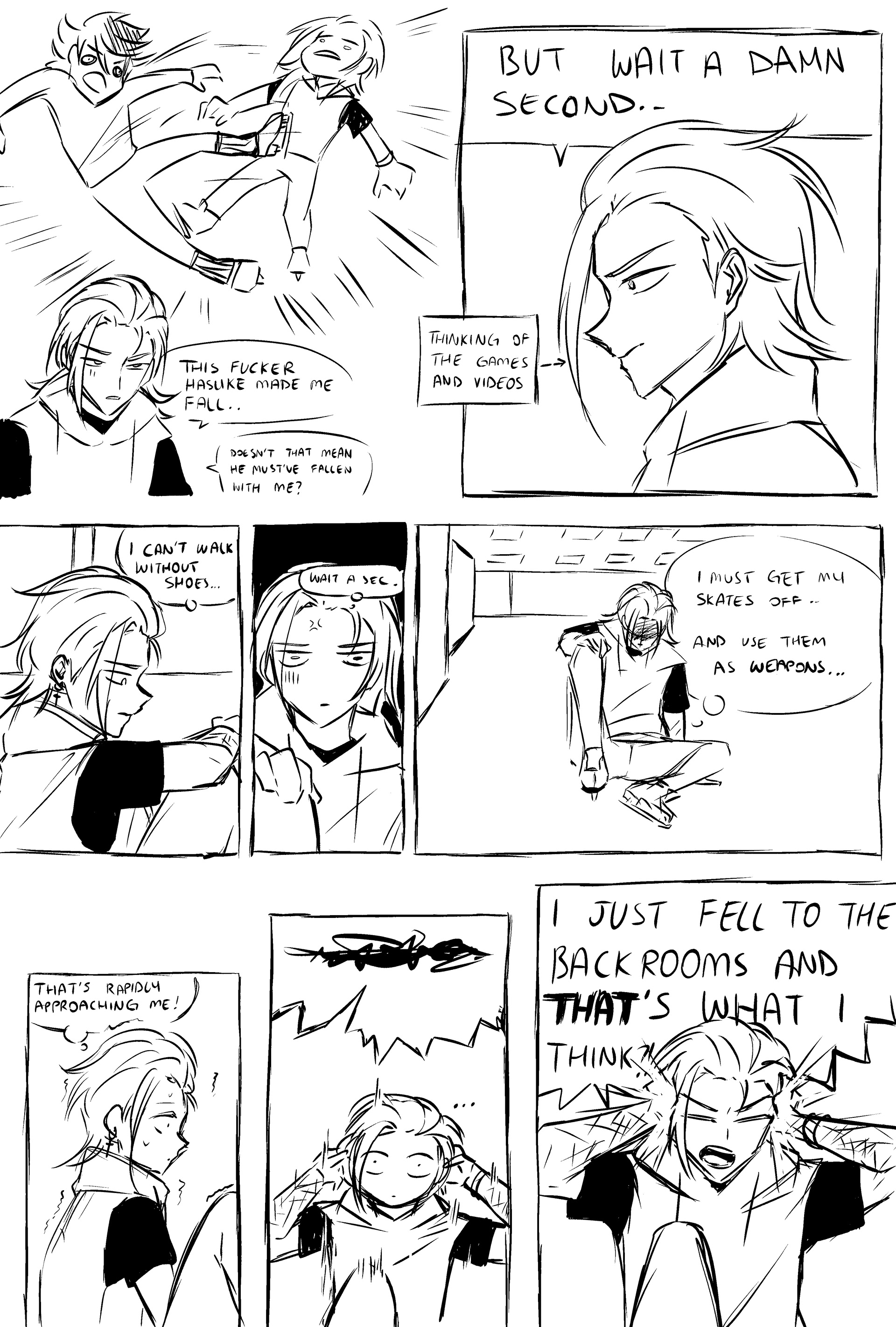 "Into the Backrooms" Page 2