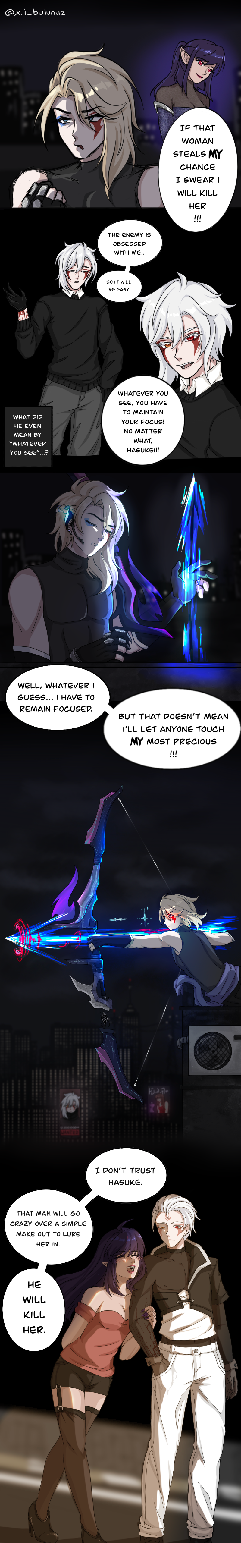 "Fantasy AU" webtoon page 1
