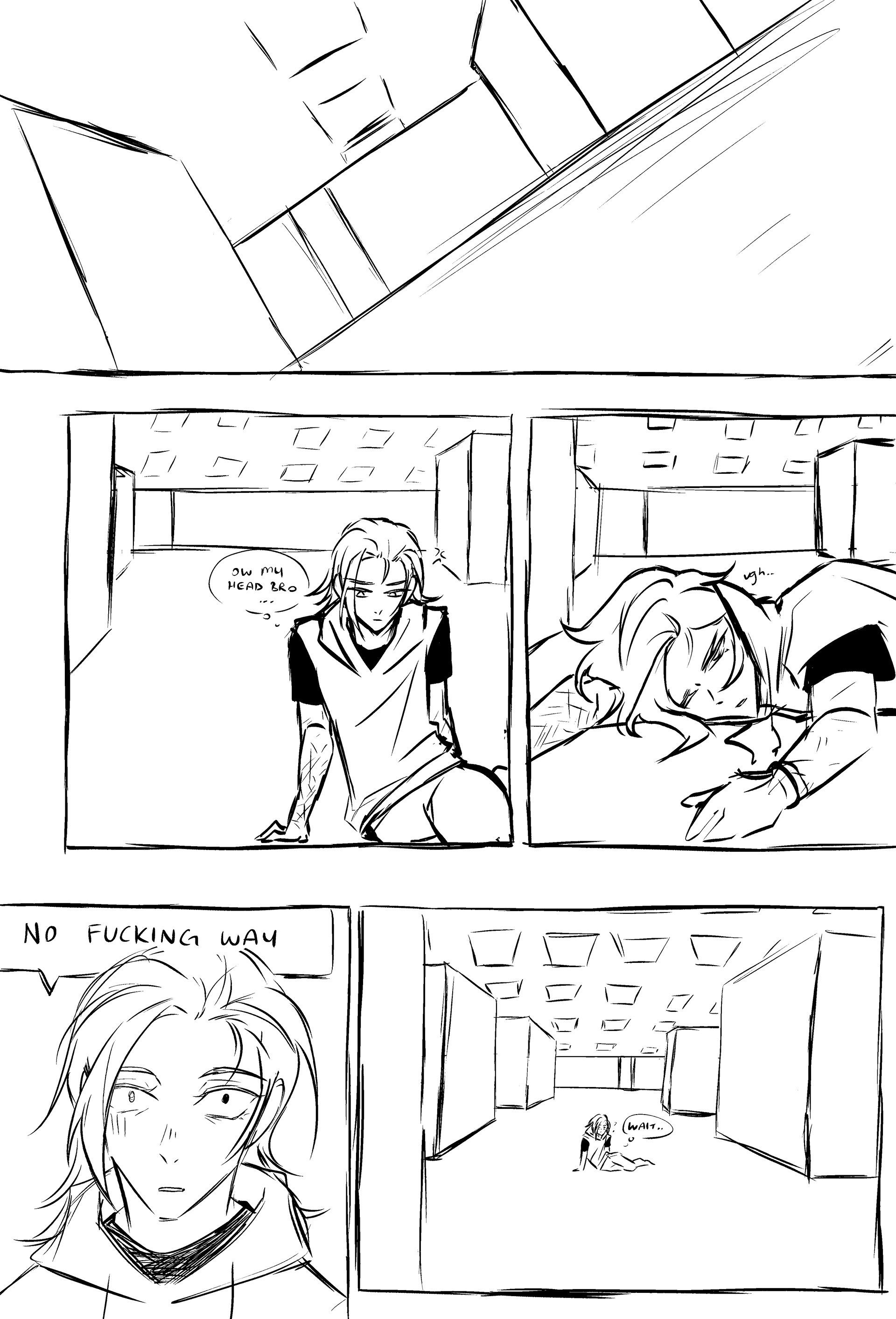 "Into the Backrooms" Page 1