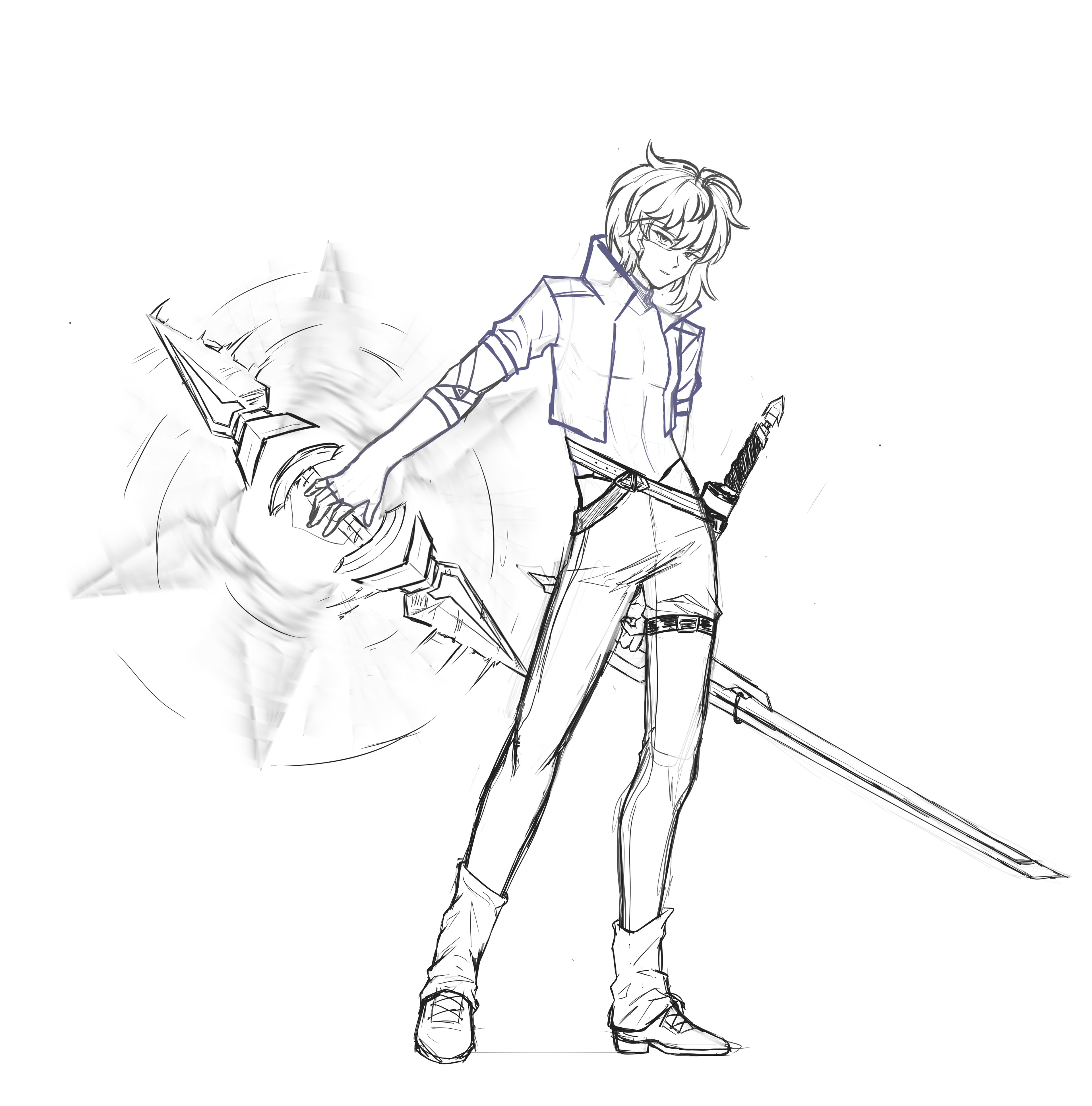 Early explorations with fantasy AU Chance ver.