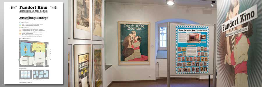 Ausstellung «Fundort Kino», Baugeschichtliches Archiv Zürich