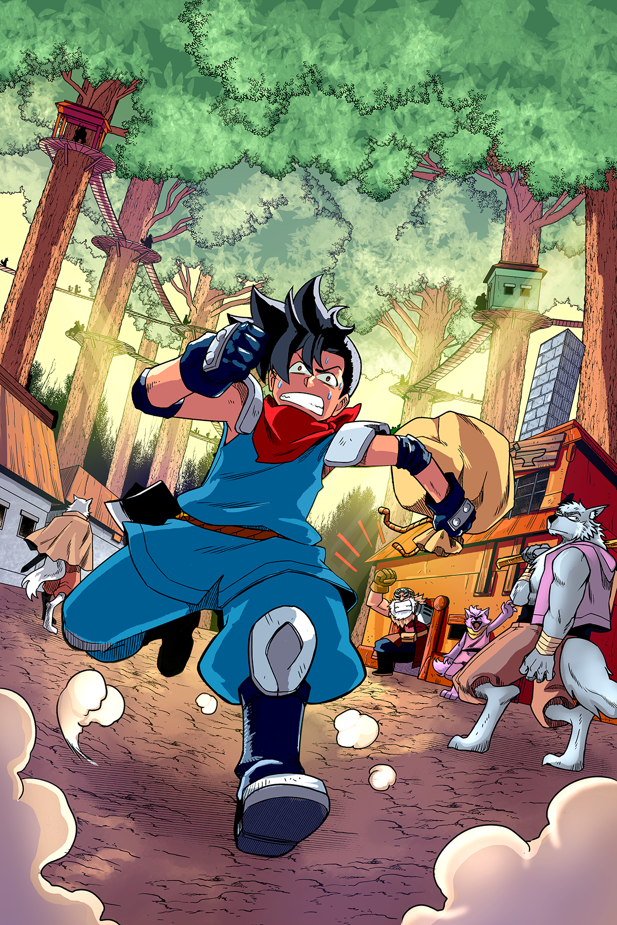ARIEL'S ADVENTURE - Lines by Mike Banting Colored by Nimesh Morarji Project : Ariel’s Adventure