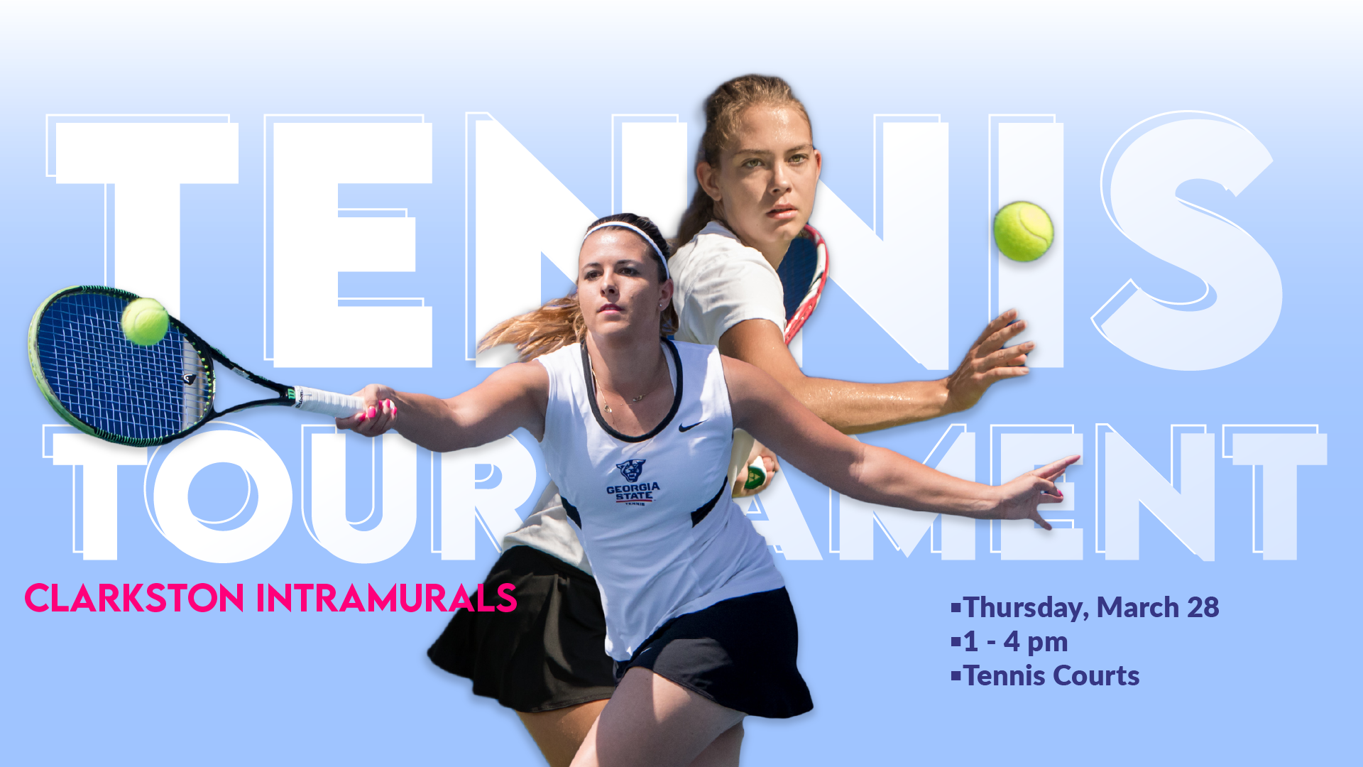 Clarkston Tennis Tournament (Display Screen)