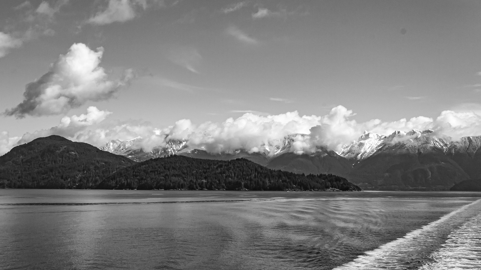 Langdale to Horseshoe Bay on B.C. ferries B.C. Canada