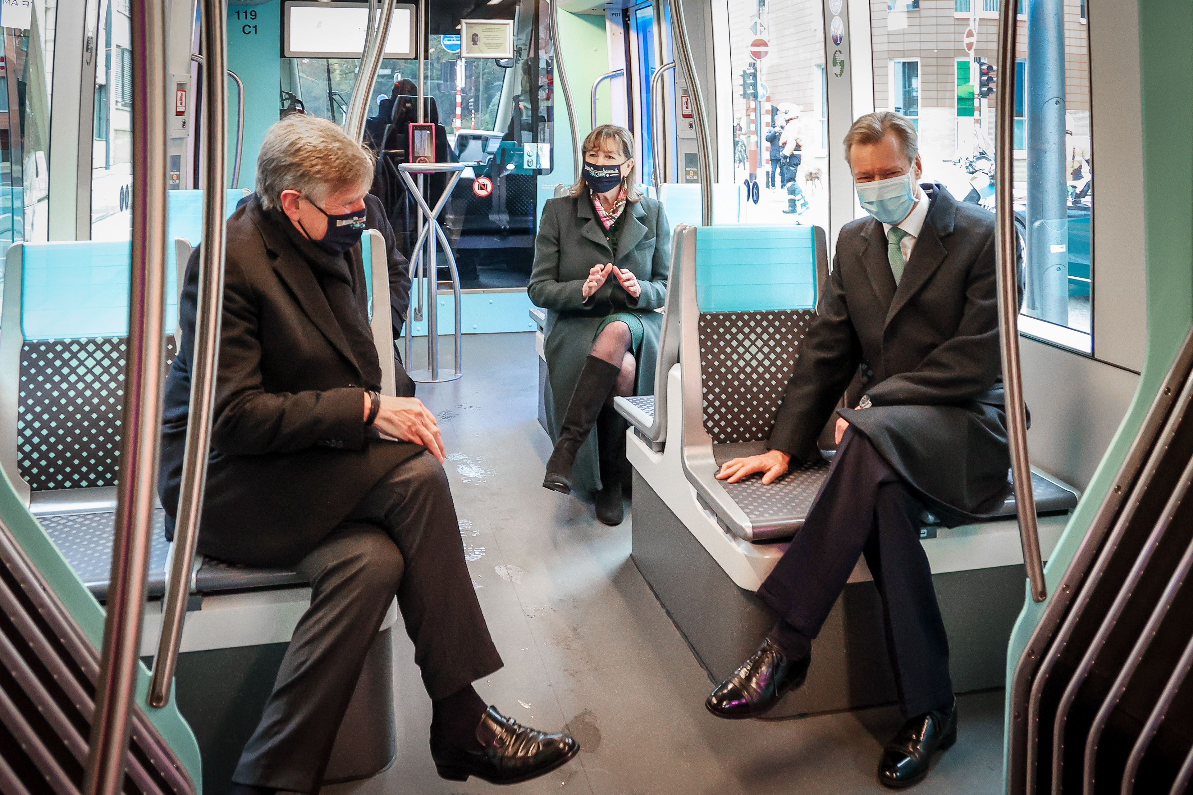 inauguration tram Grand Duc Henri