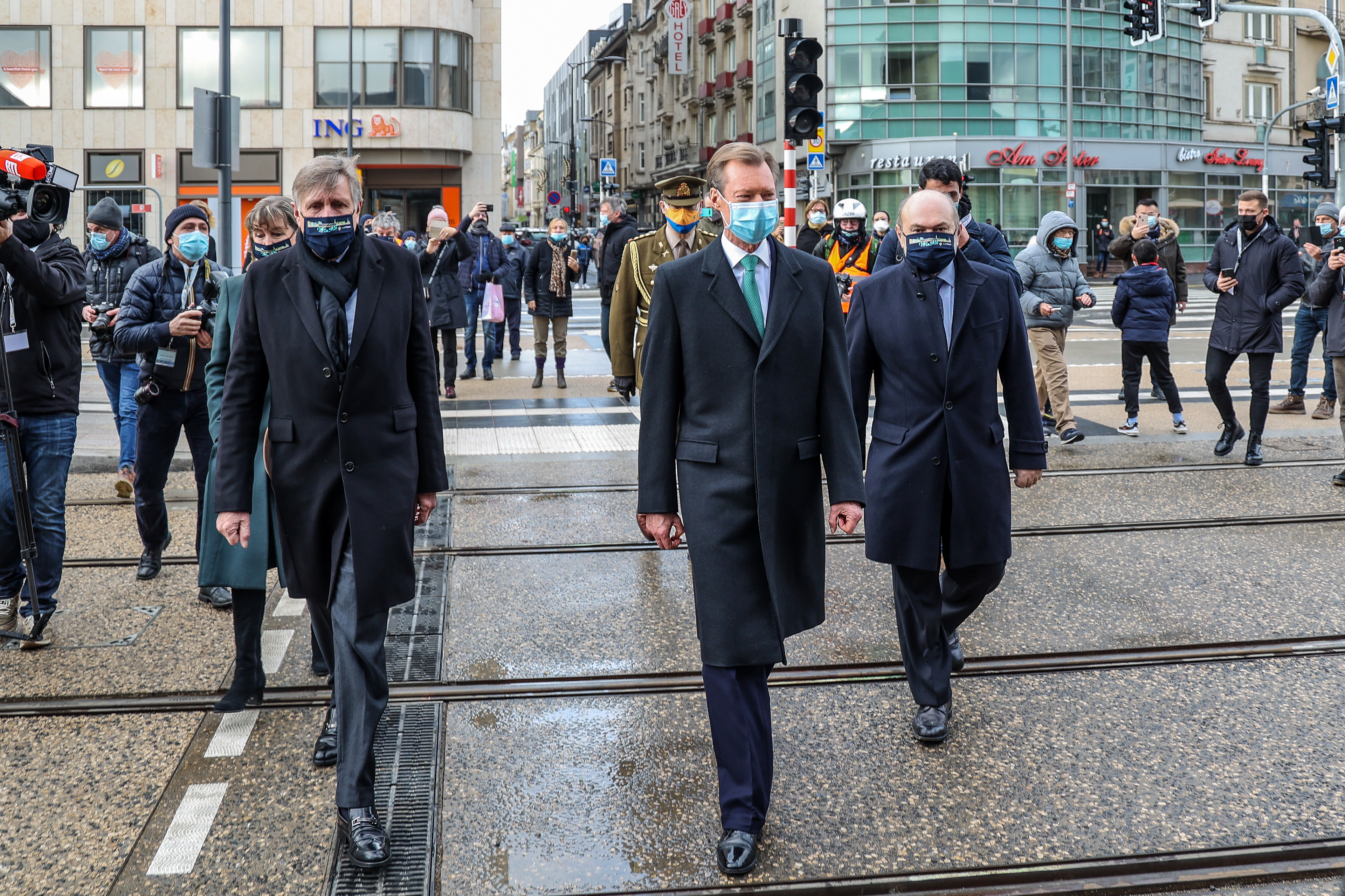 inauguration tram Grand Duc Henri
