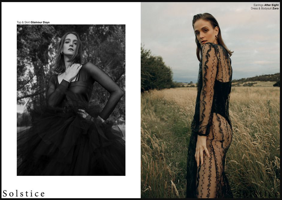 Cassie Stevens Lynch - Solstice Magazine / MUA: Sophie McDermott