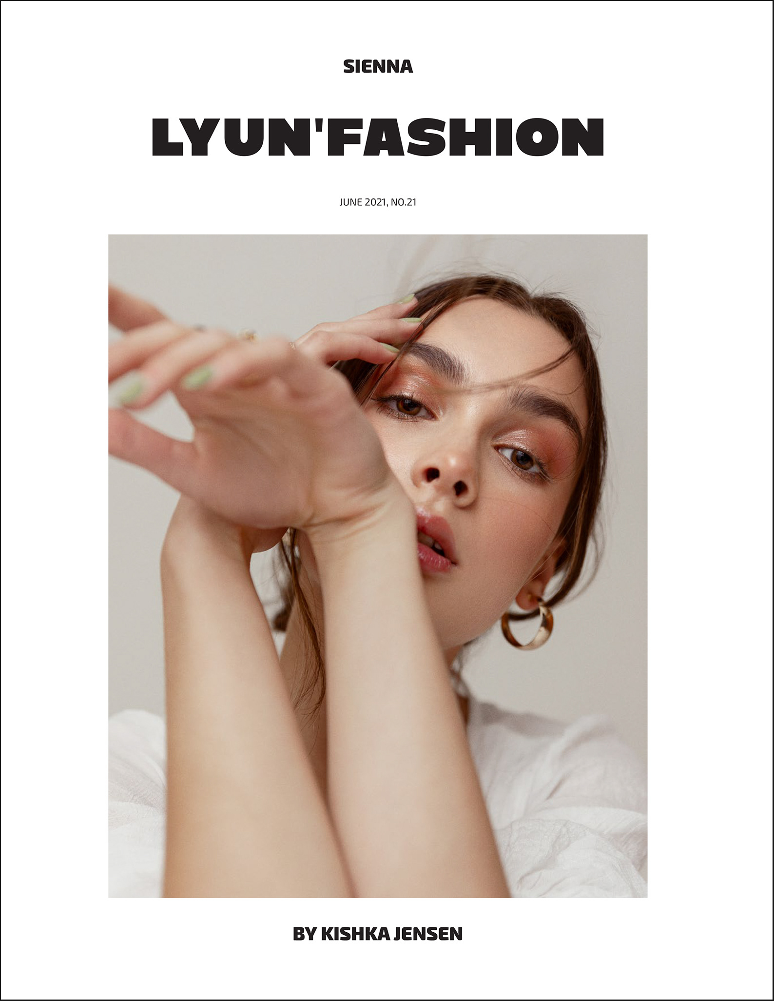 Sienna - LYUN Magazine / Mua: Sophie McDermott