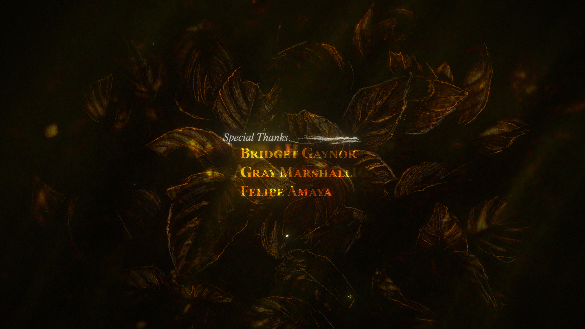 Title Card - Special Thanks