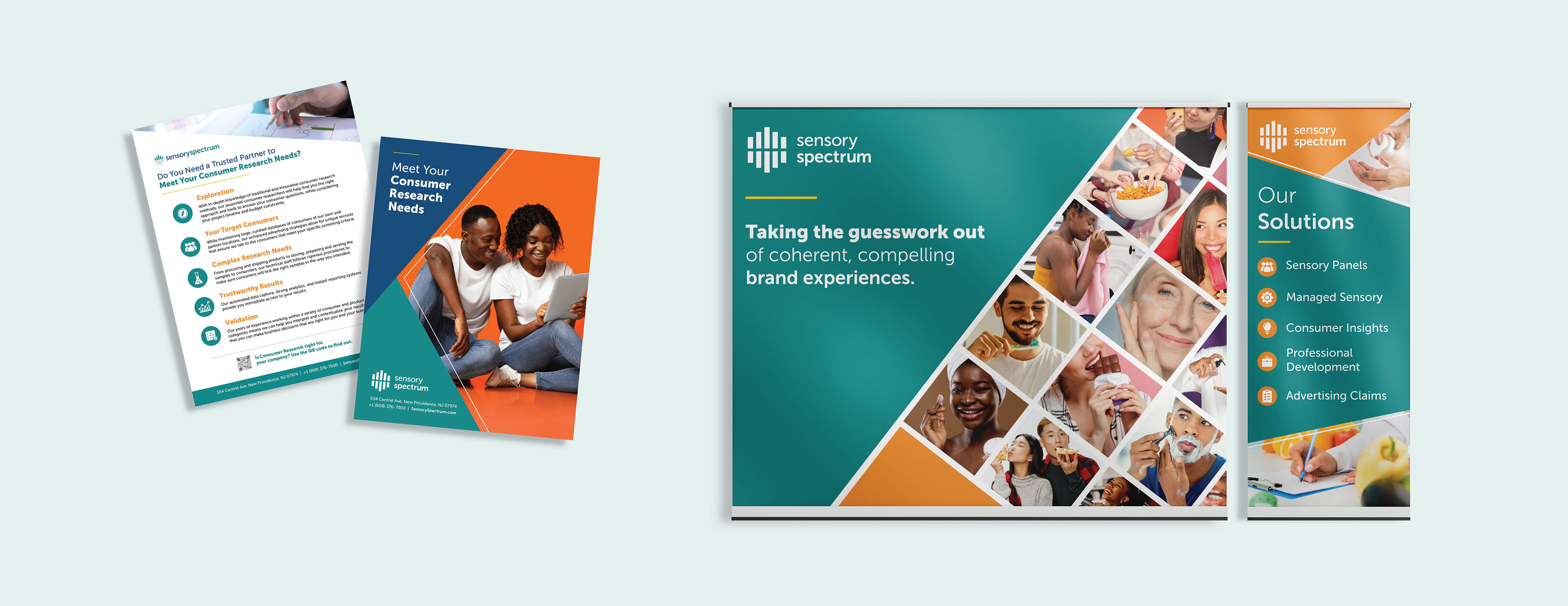 Flyer and standee banner mockups