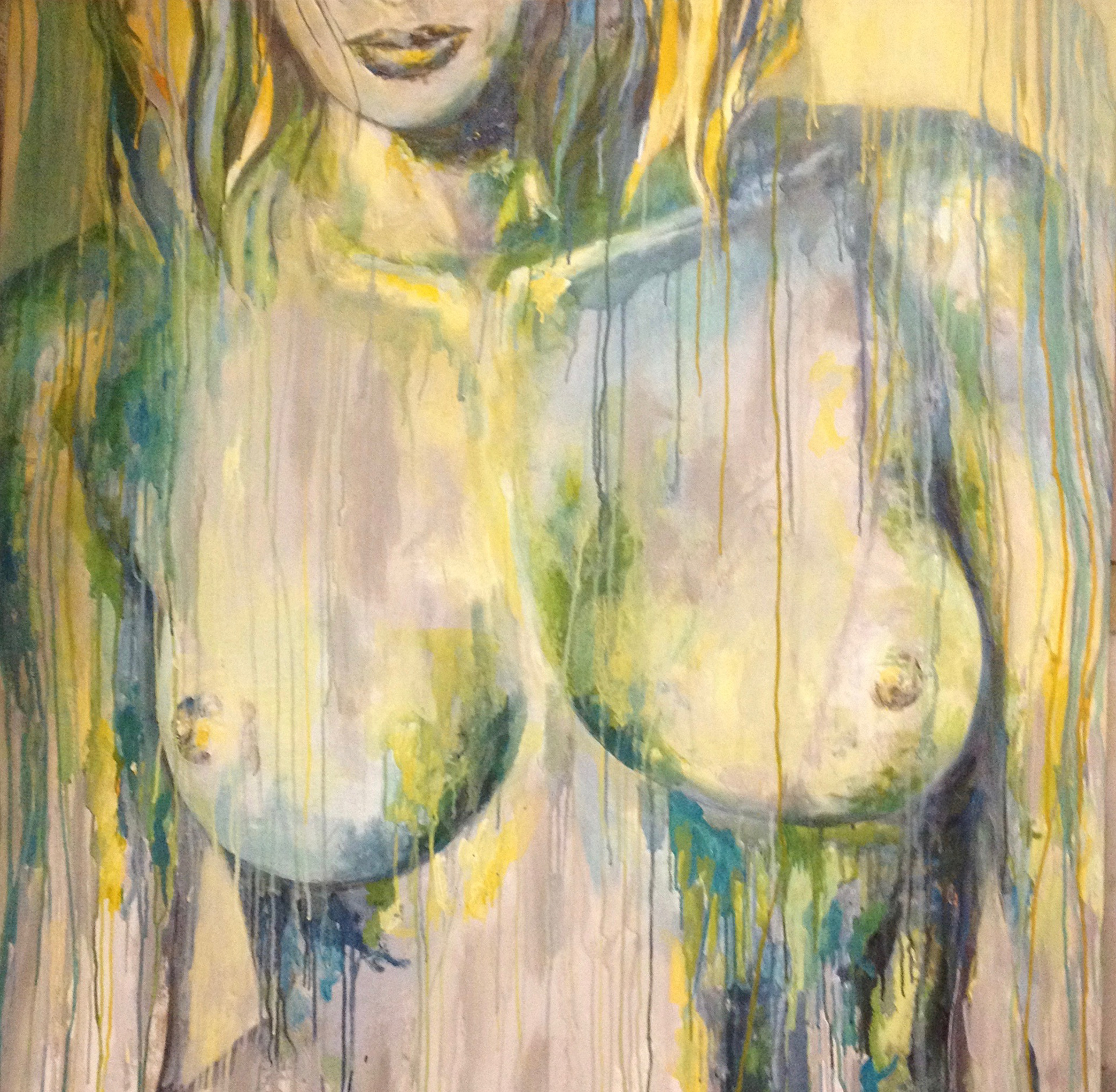 Petra - Acrylique sur toile - 120 x 120 cm