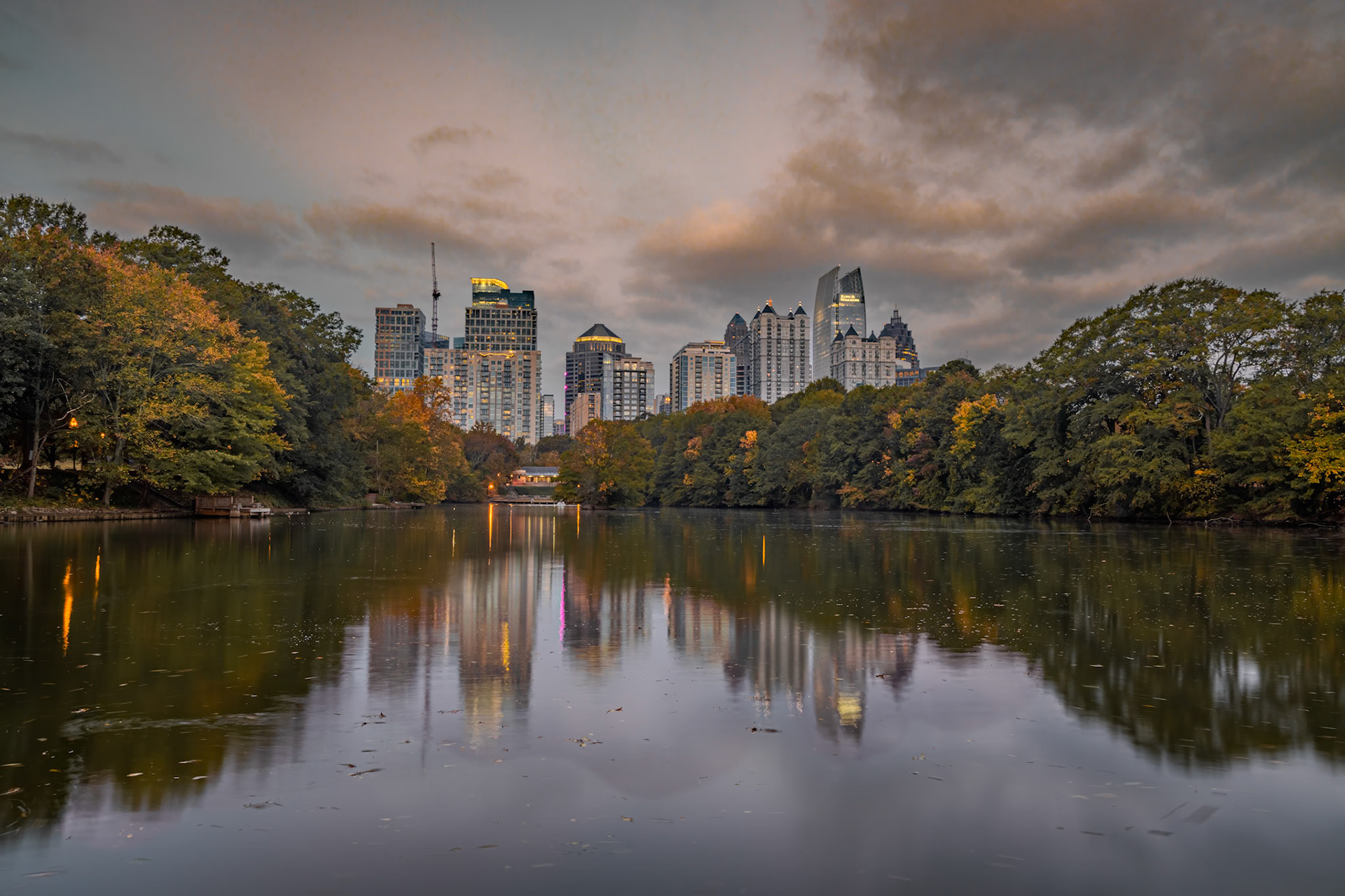 Fall Sunrise in Piedmont Park