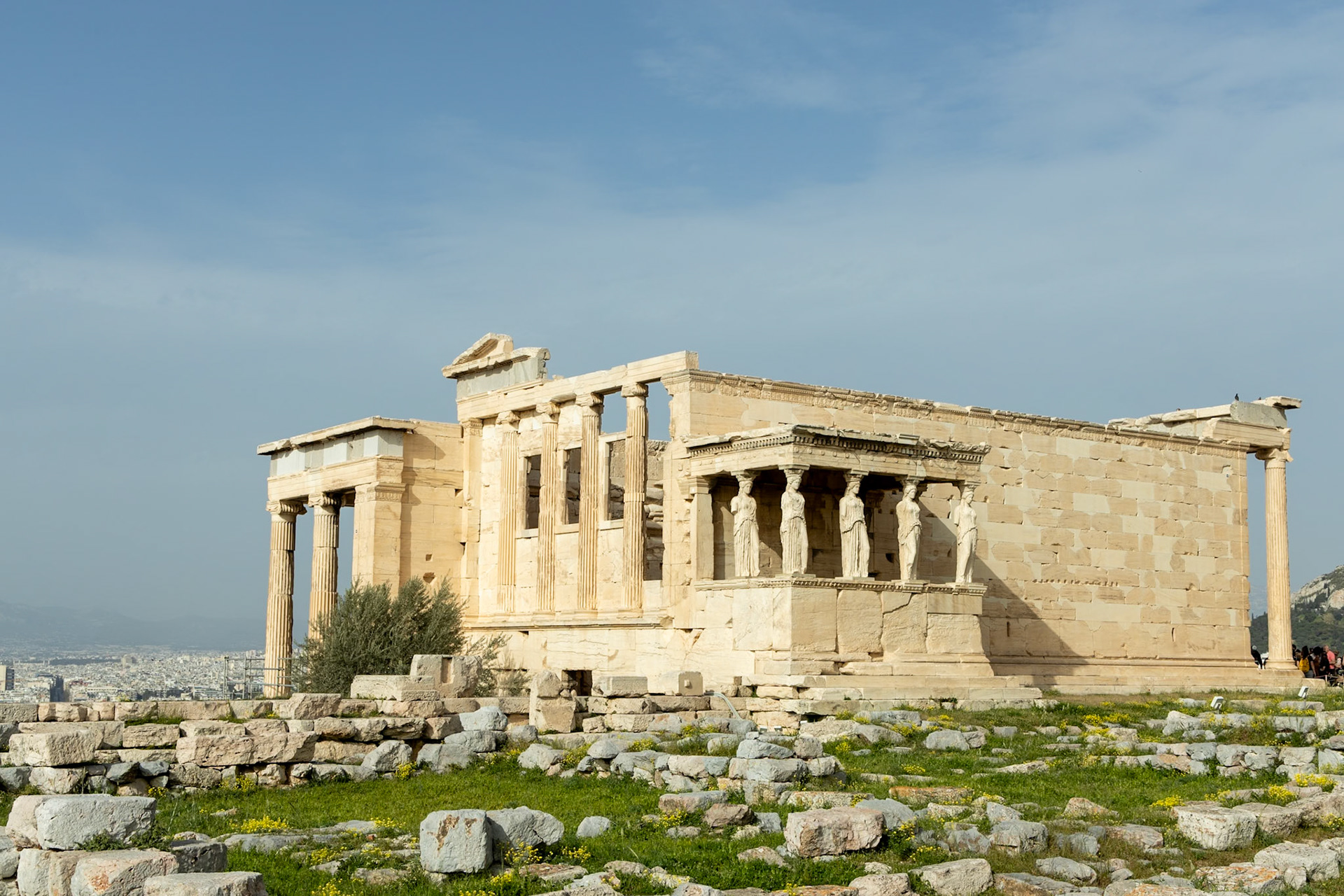 The Erechtheion on the Athens Acropolis