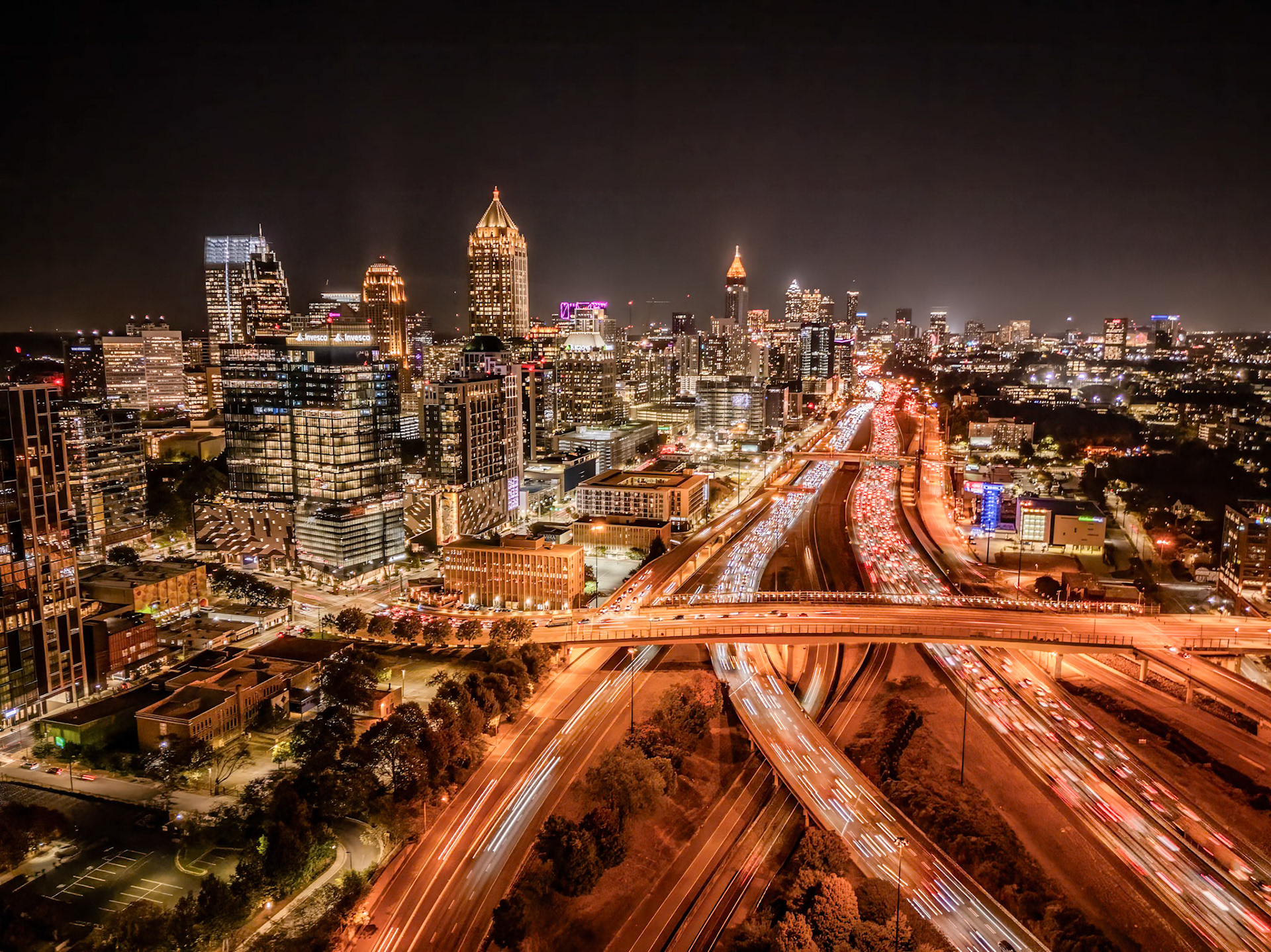 Downtown Atlanta from on High