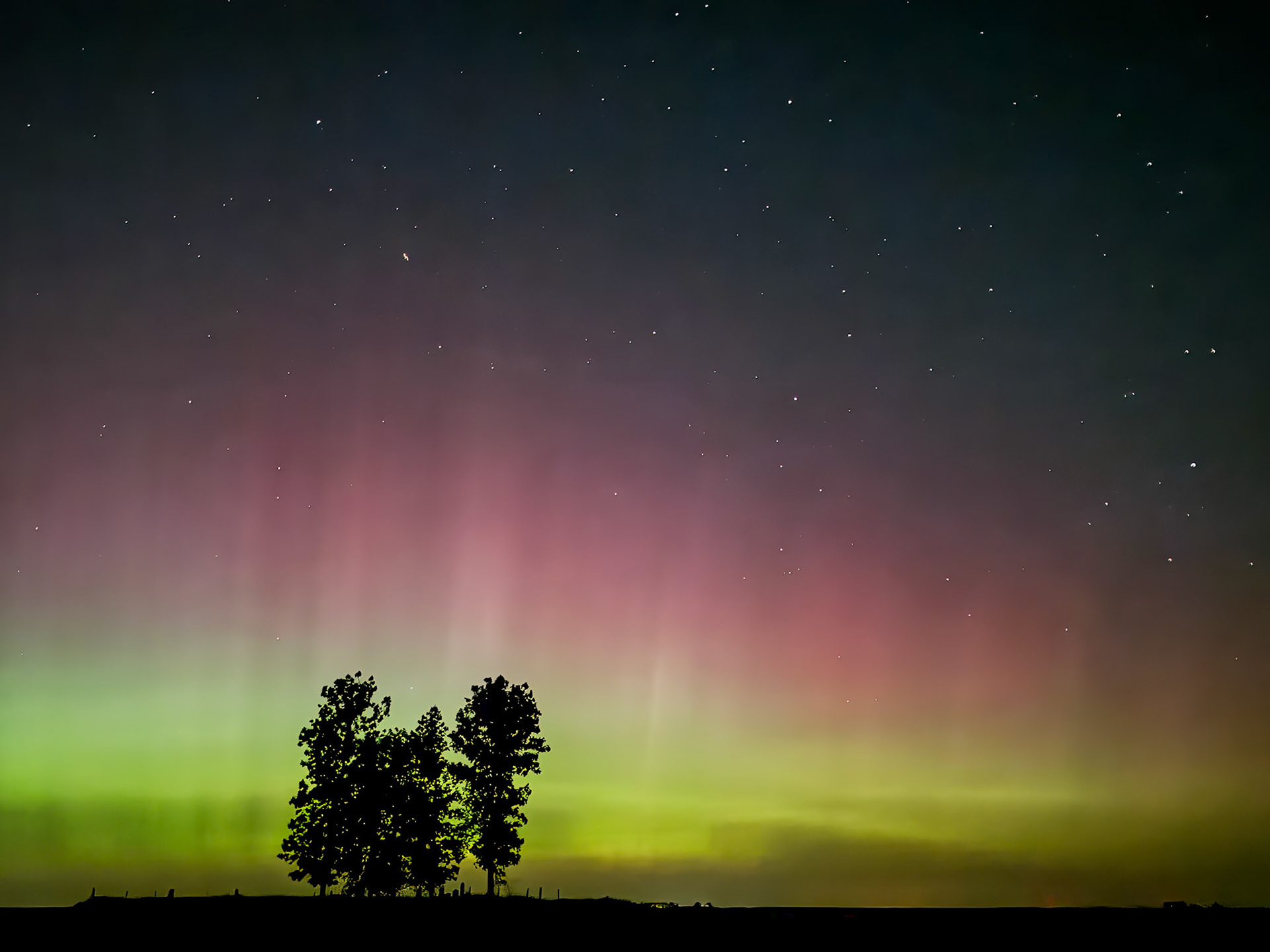 Aurora Over Caldwell Left