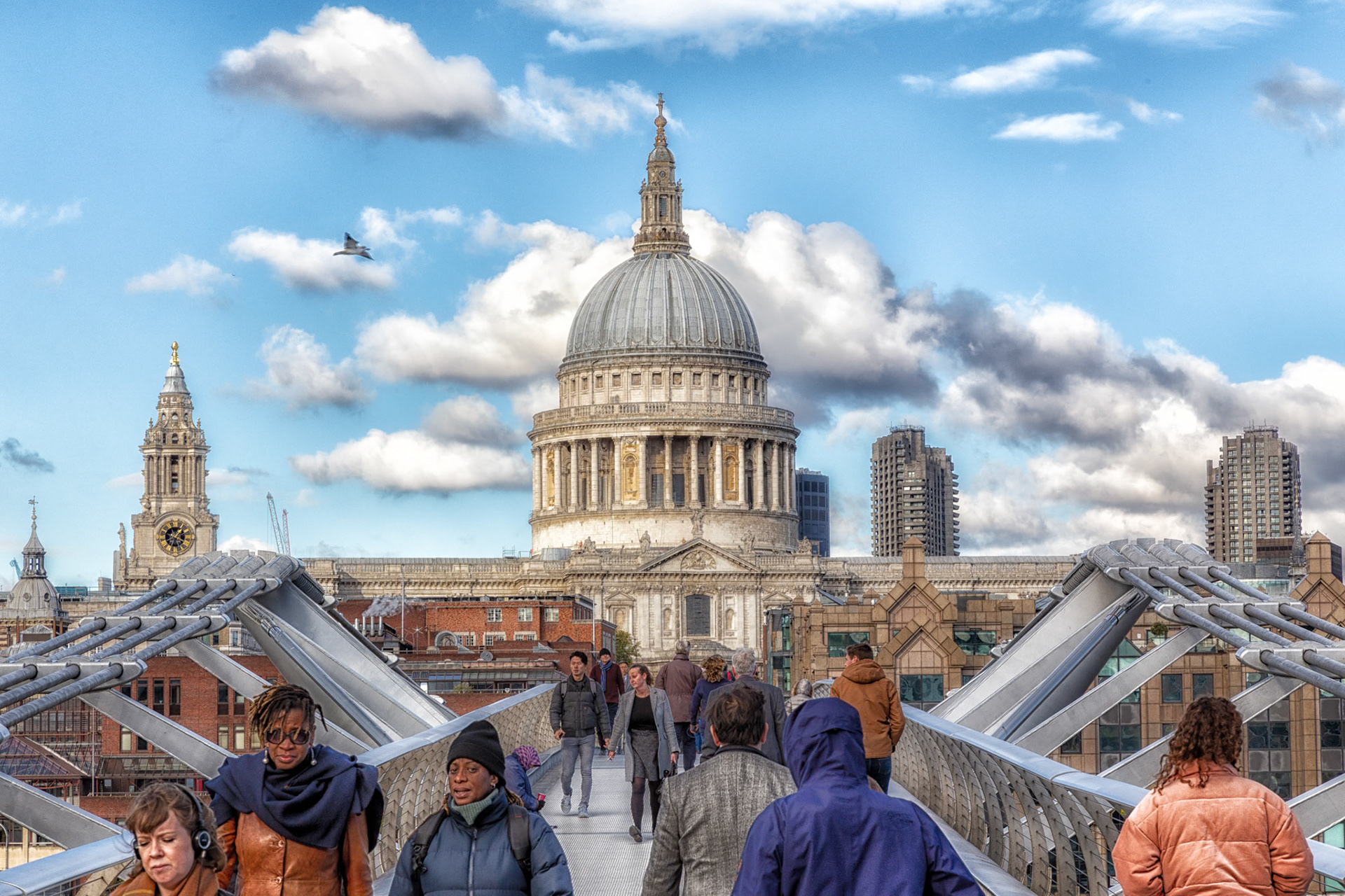 St Paul's from Millenium Bridge