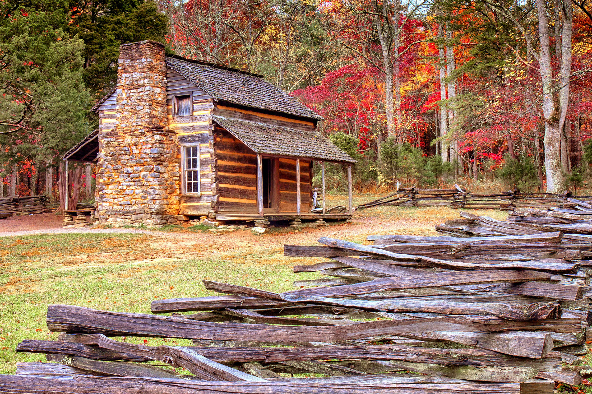 Cades Cove in Great Smoky Mountain National Park