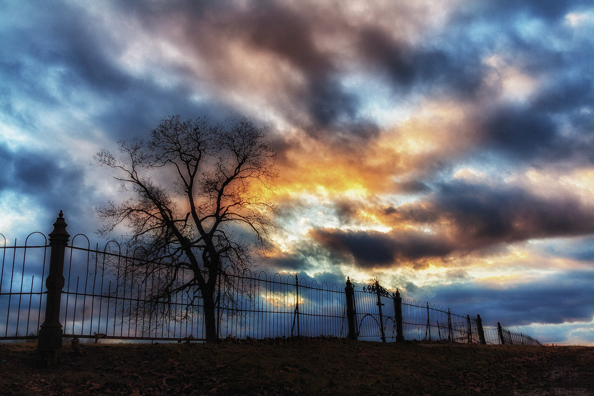 Nightfall at Pleasant Grove