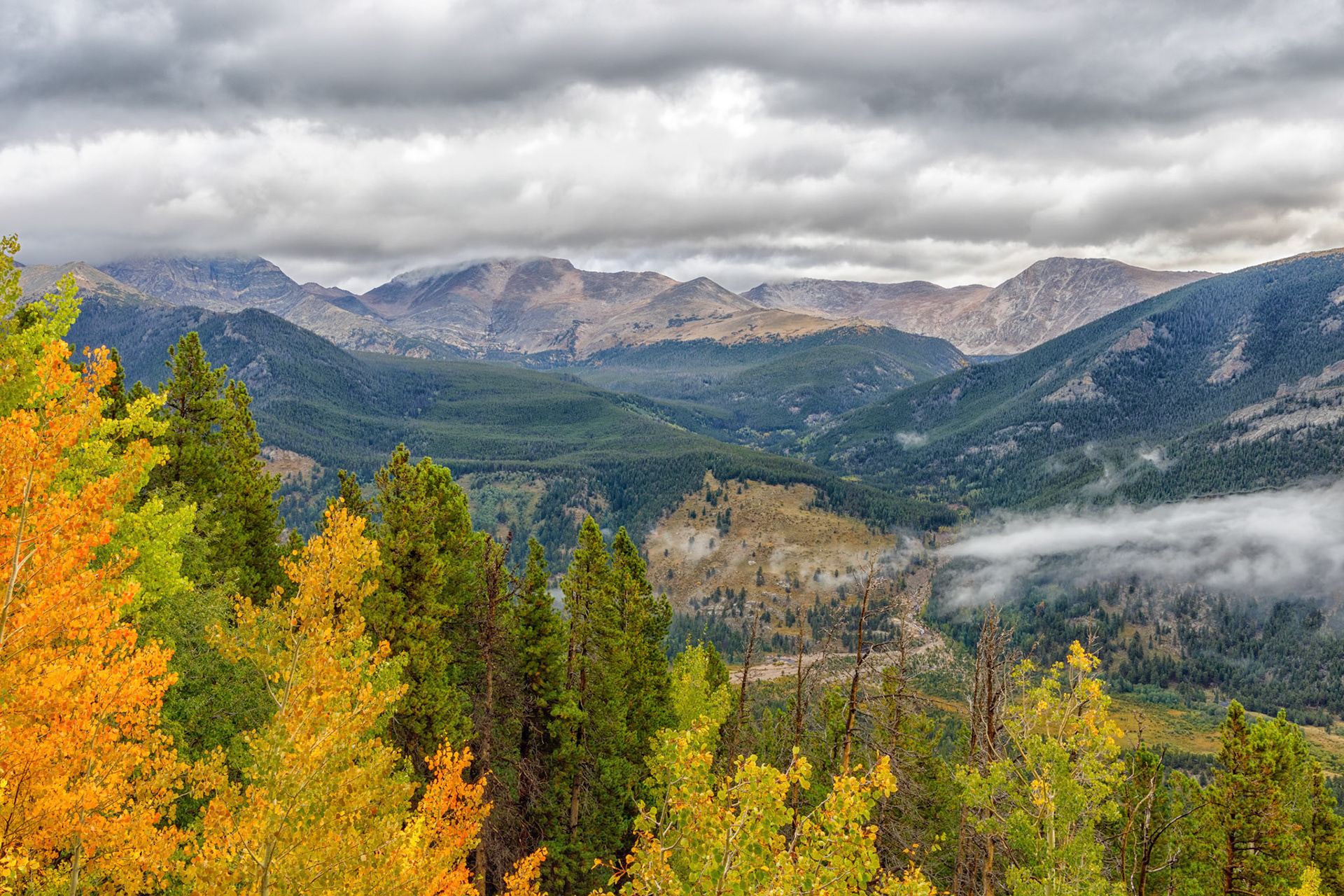 Cloudy Rocky Sunrise