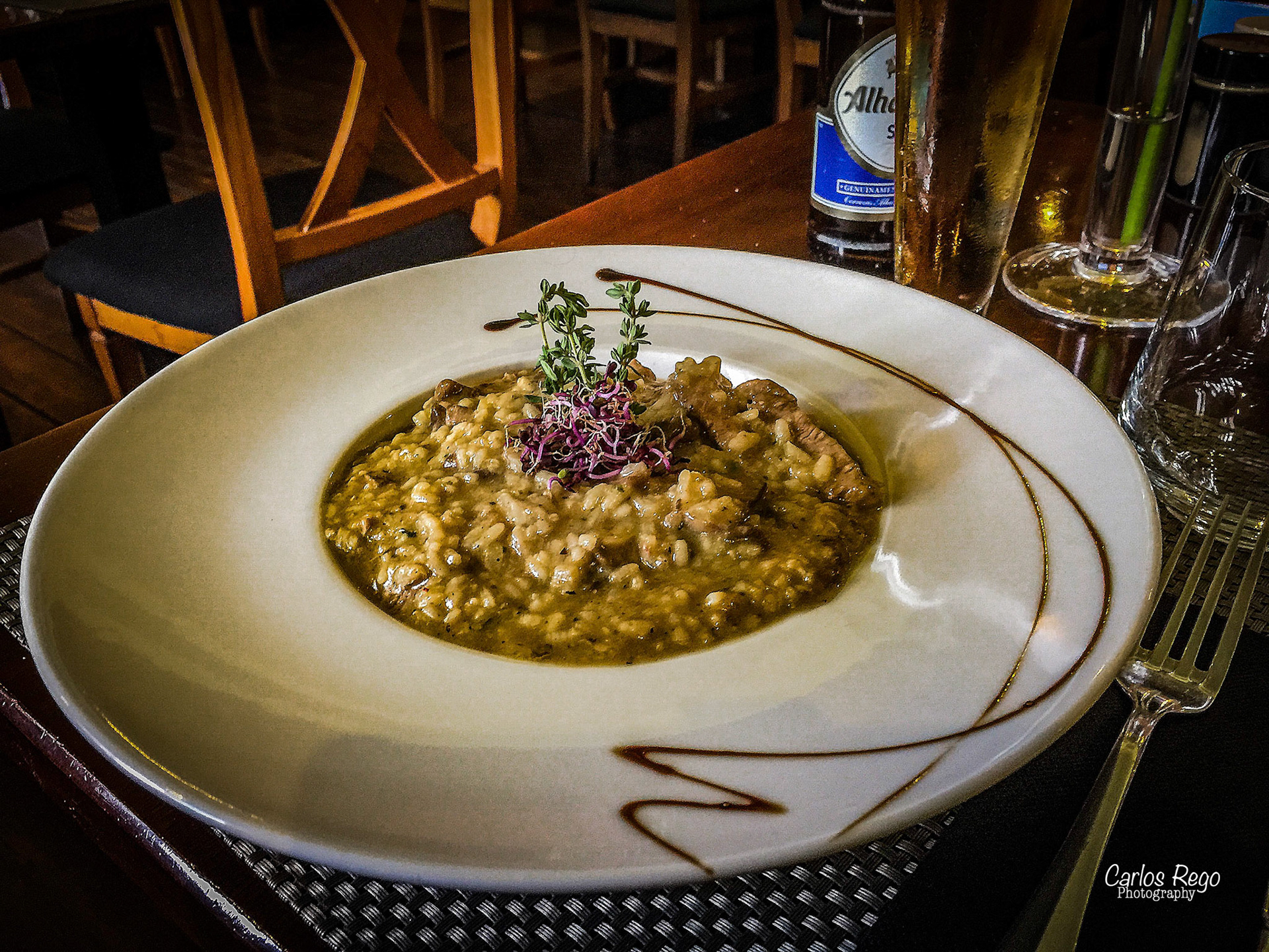 Citron Bar&Restaurant - Plaza de la Merced 10, Málaga  Risotto de setas con presa ibérica y parmesano