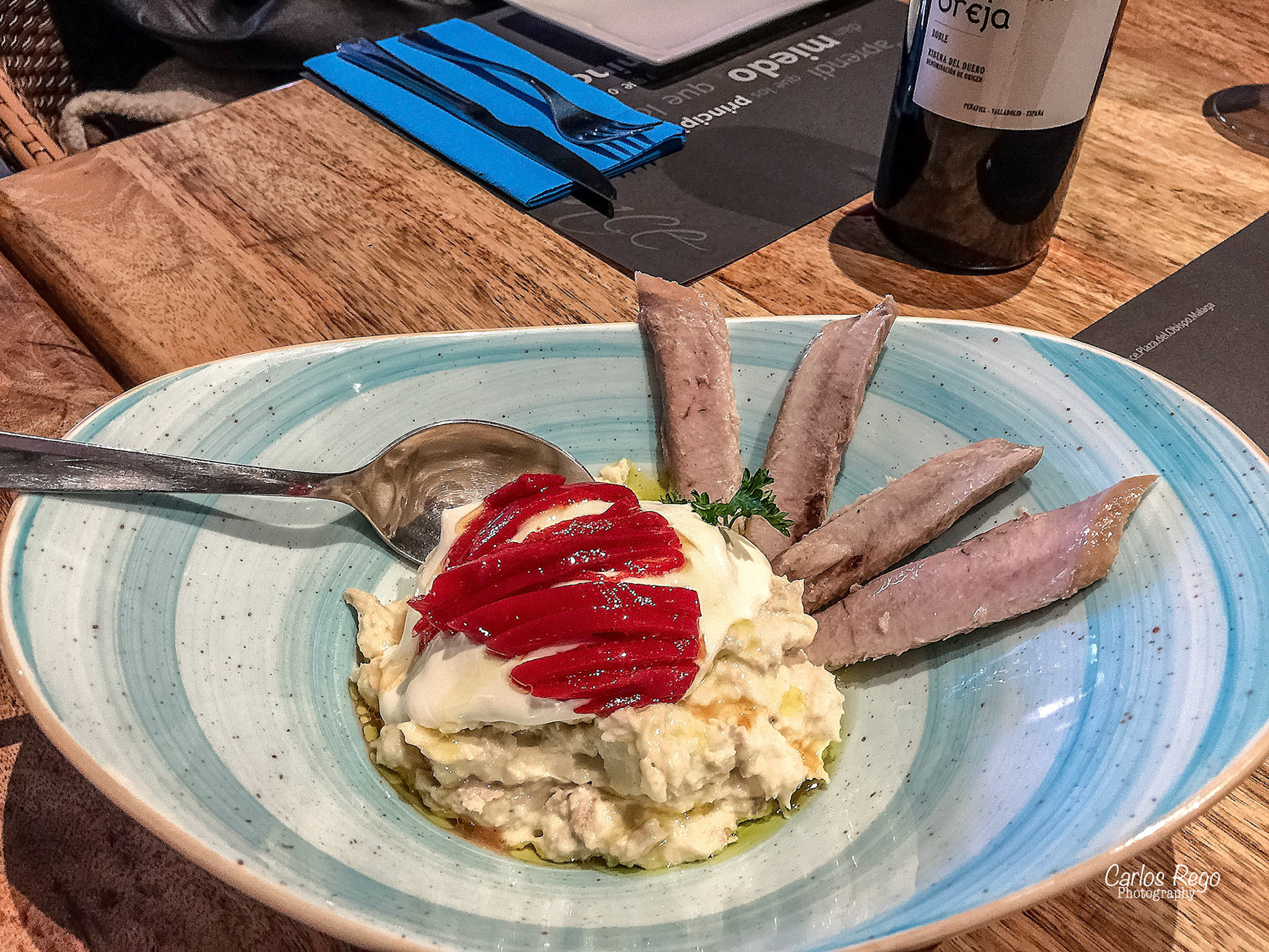 Restaurante L'experience: Plaza Obispo 29015 Málaga  Ensaladilla Rusa