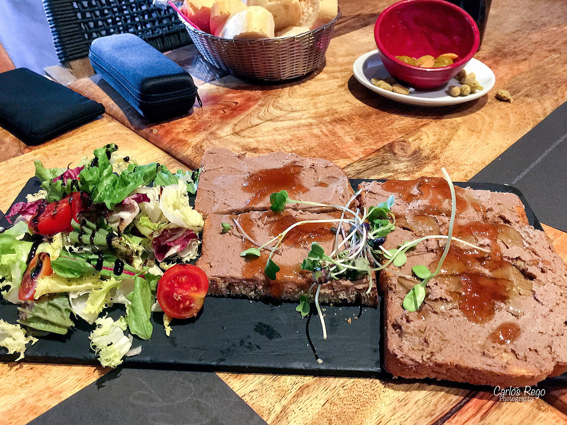 Restaurante L'experience Plaza Obispo 29015 Málaga  Mousse de oca con salsa de arándanos