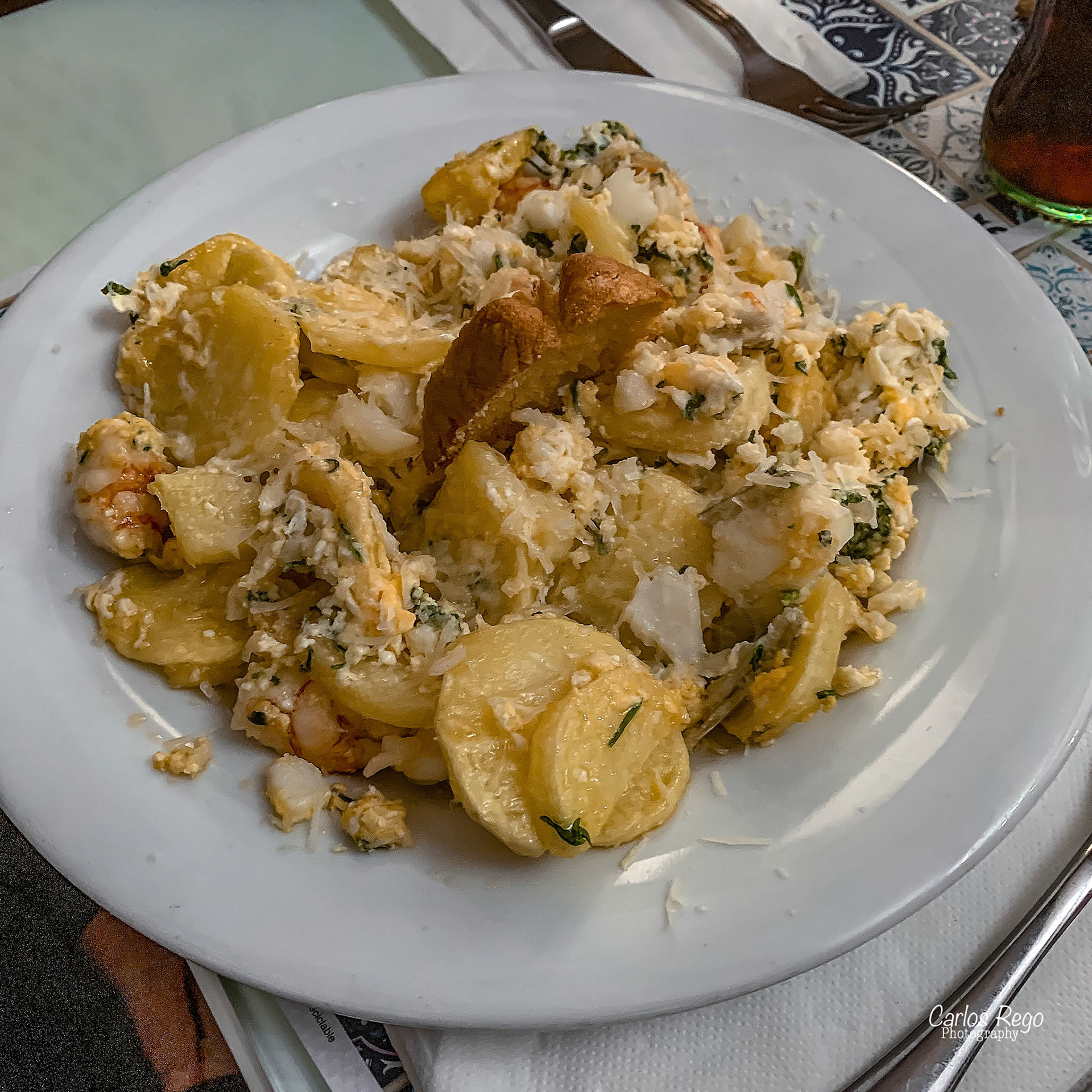 Bar Restaurante El Cancha  Calle Real, 23, 11679 Benamahoma, Cádiz  Revuelto de bacalao