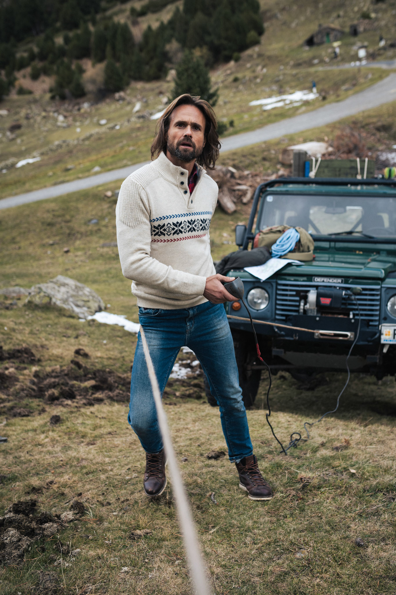 Lookbook campagne for Fall Winter Collection of NZA mens fashion outdoor clothing