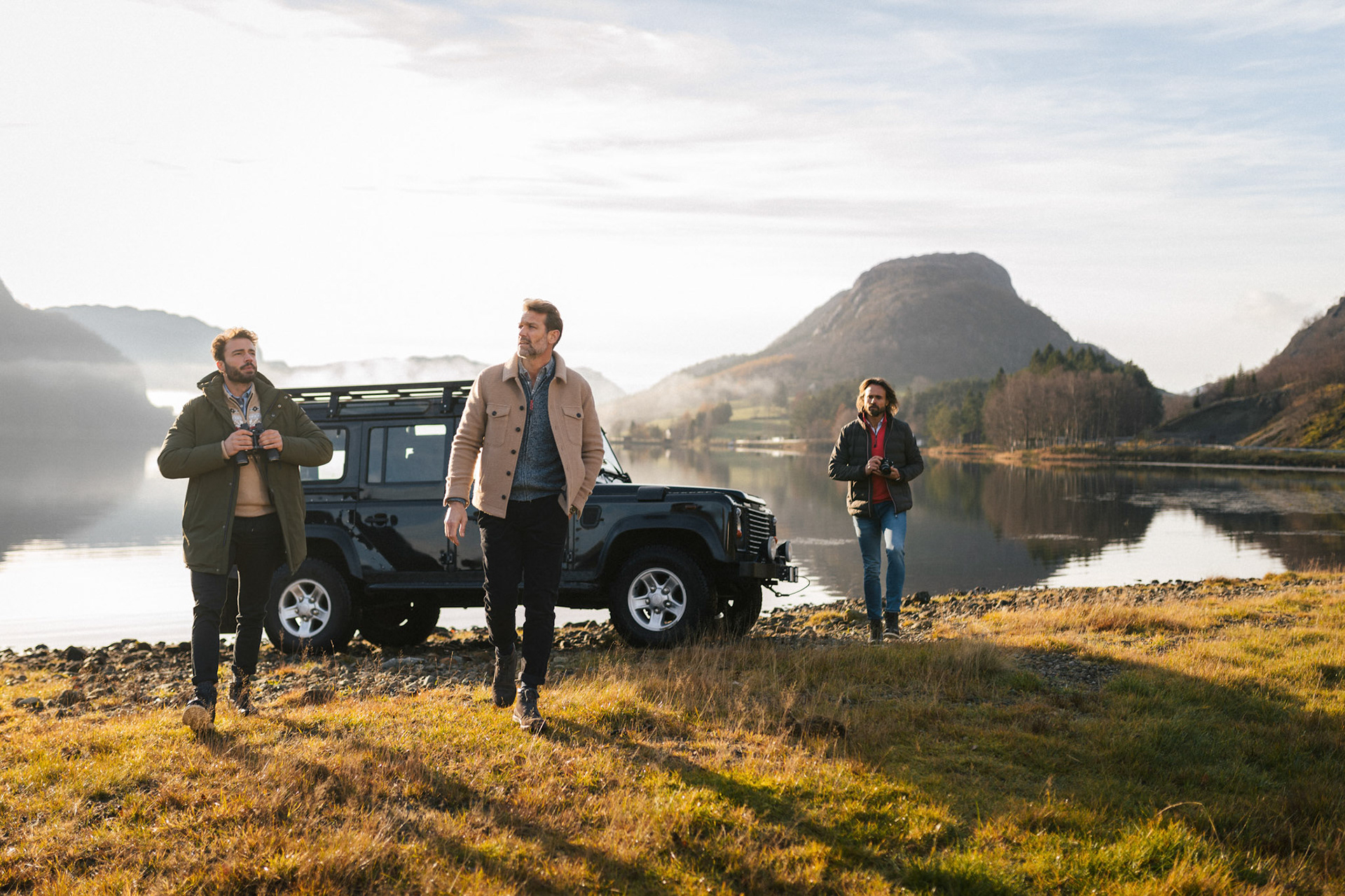 Lookbook campagne for Fall Winter Collection of NZA mens fashion outdoor clothing