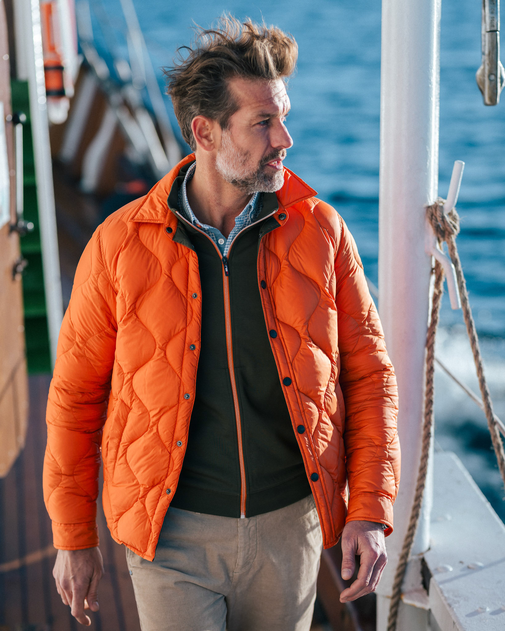 Lookbook campagne for Fall Winter Collection of NZA mens fashion outdoor clothing