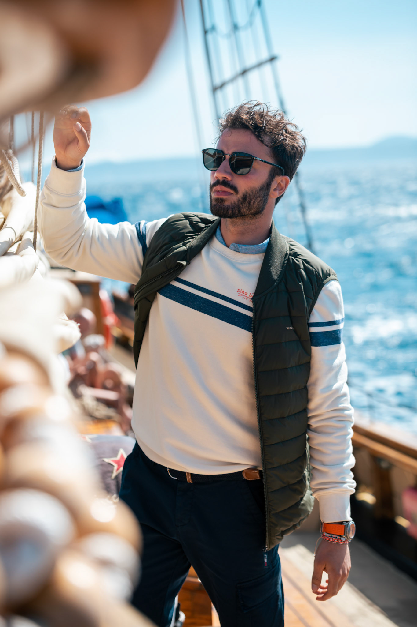 Lookbook campagne for Spring Summer Collection of NZA mens fashion outdoor clothing