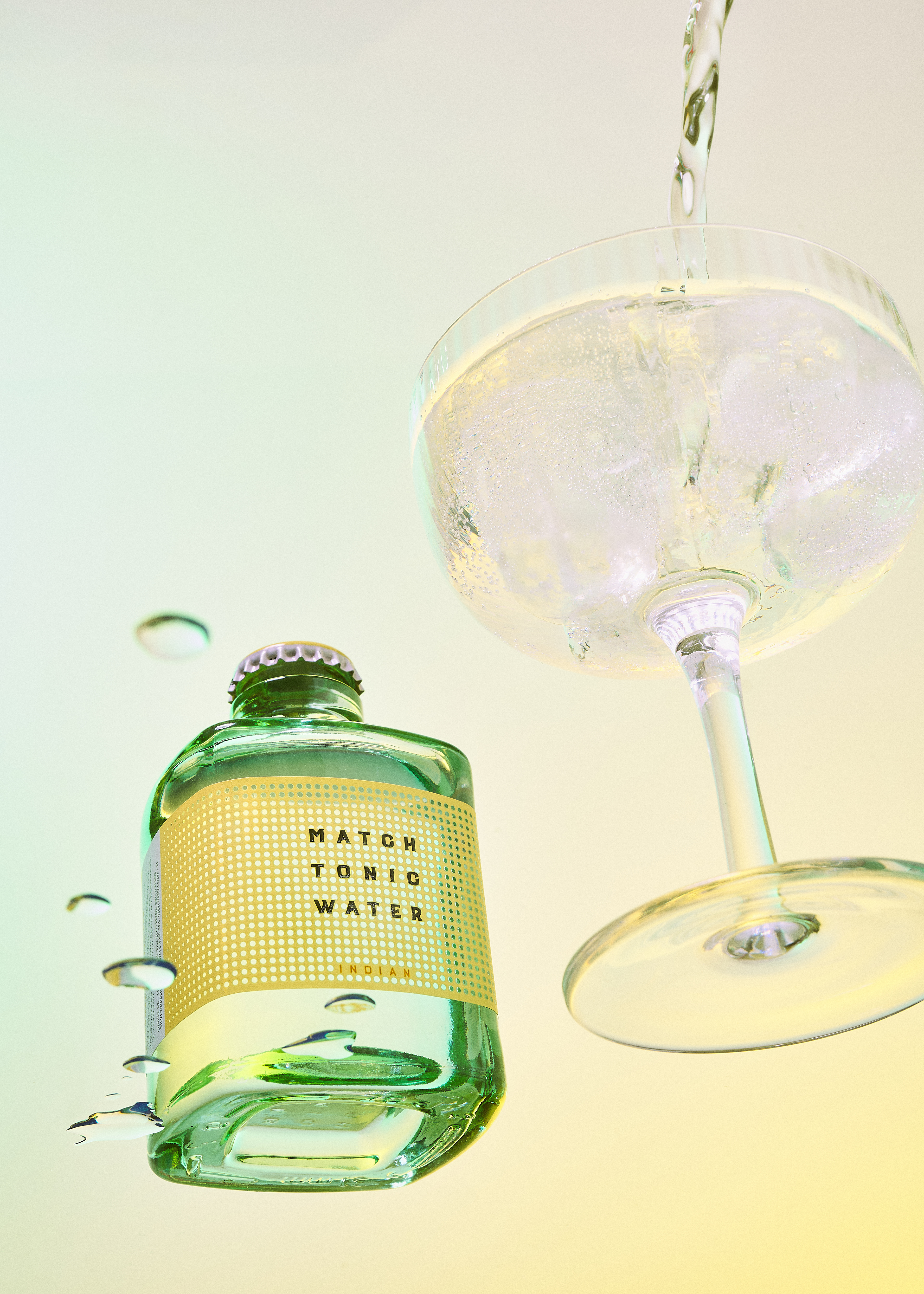Studio Drinks Photography for Match Tonic Water