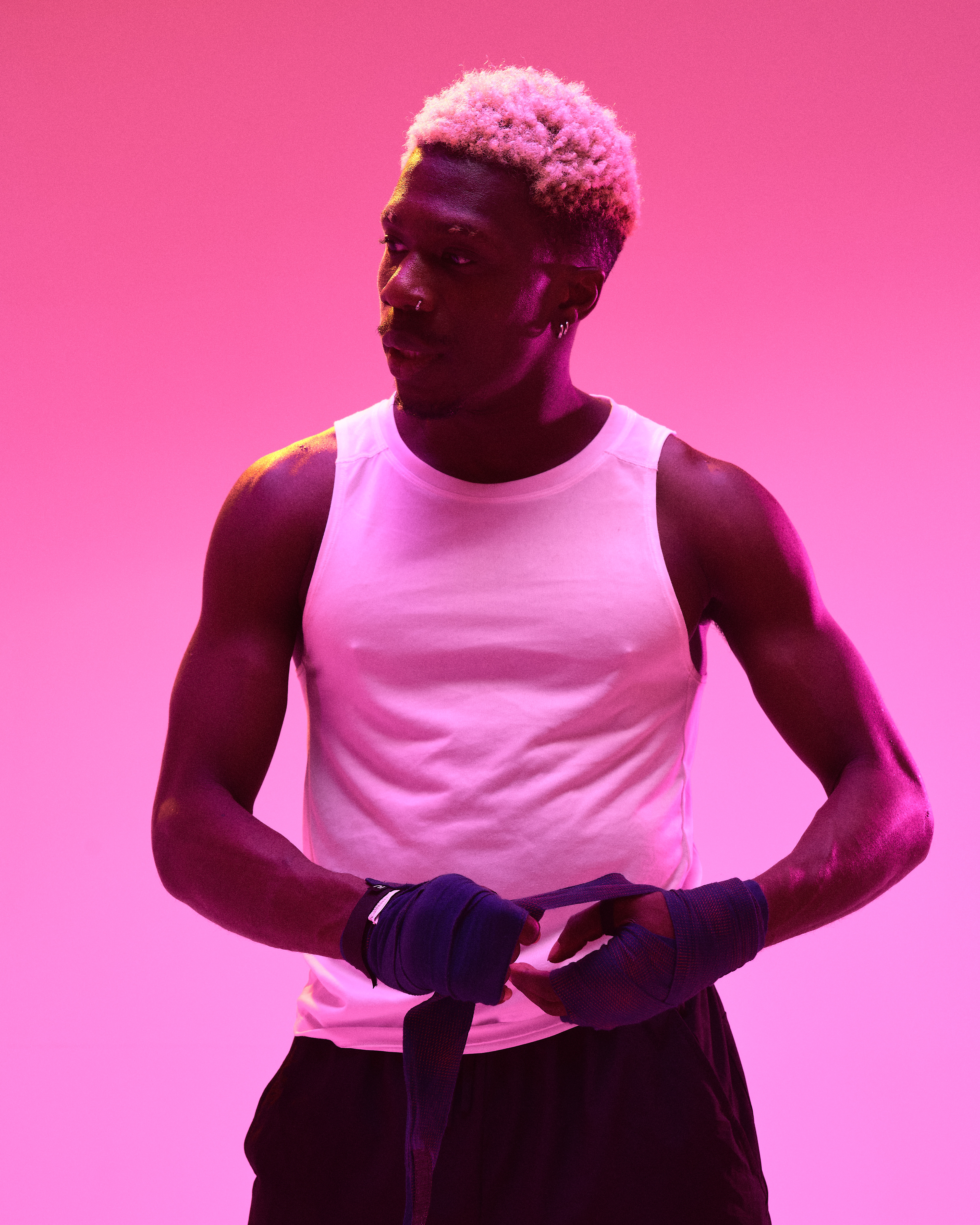 Studio Photography Work for Boxing Sportswear Workout