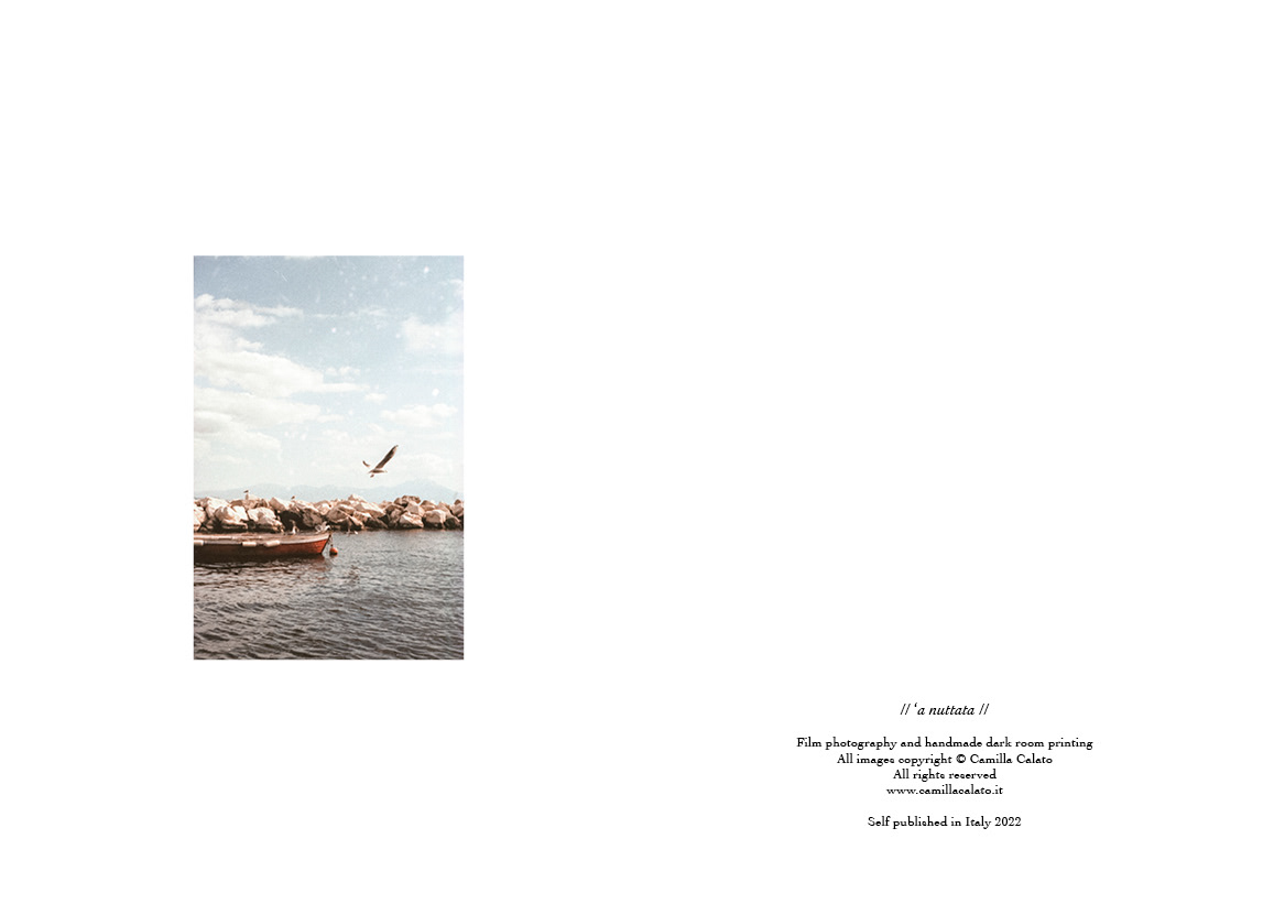 © Camilla Calato Photography. Fanzine project 'a nuttata. Analogue film photography.