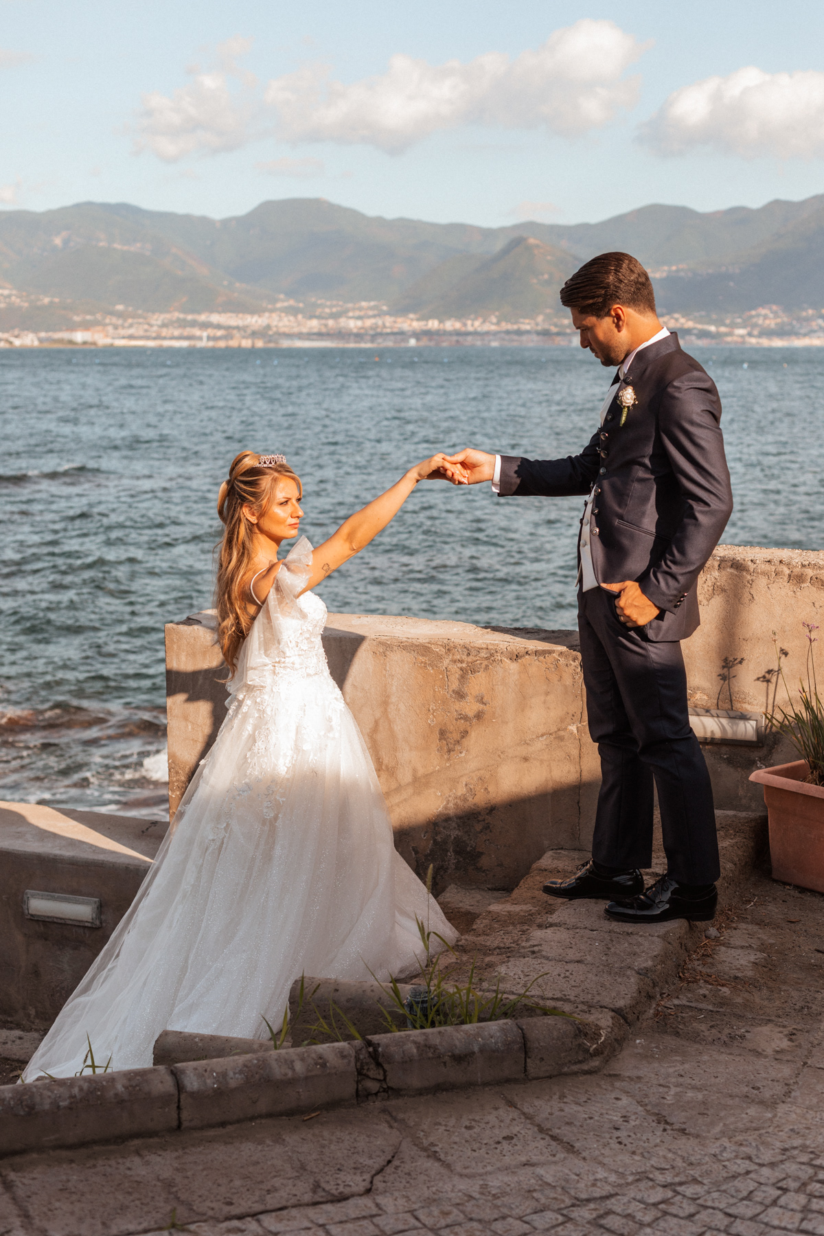 Alessia & Raffaele con Mario Agozzino Ph