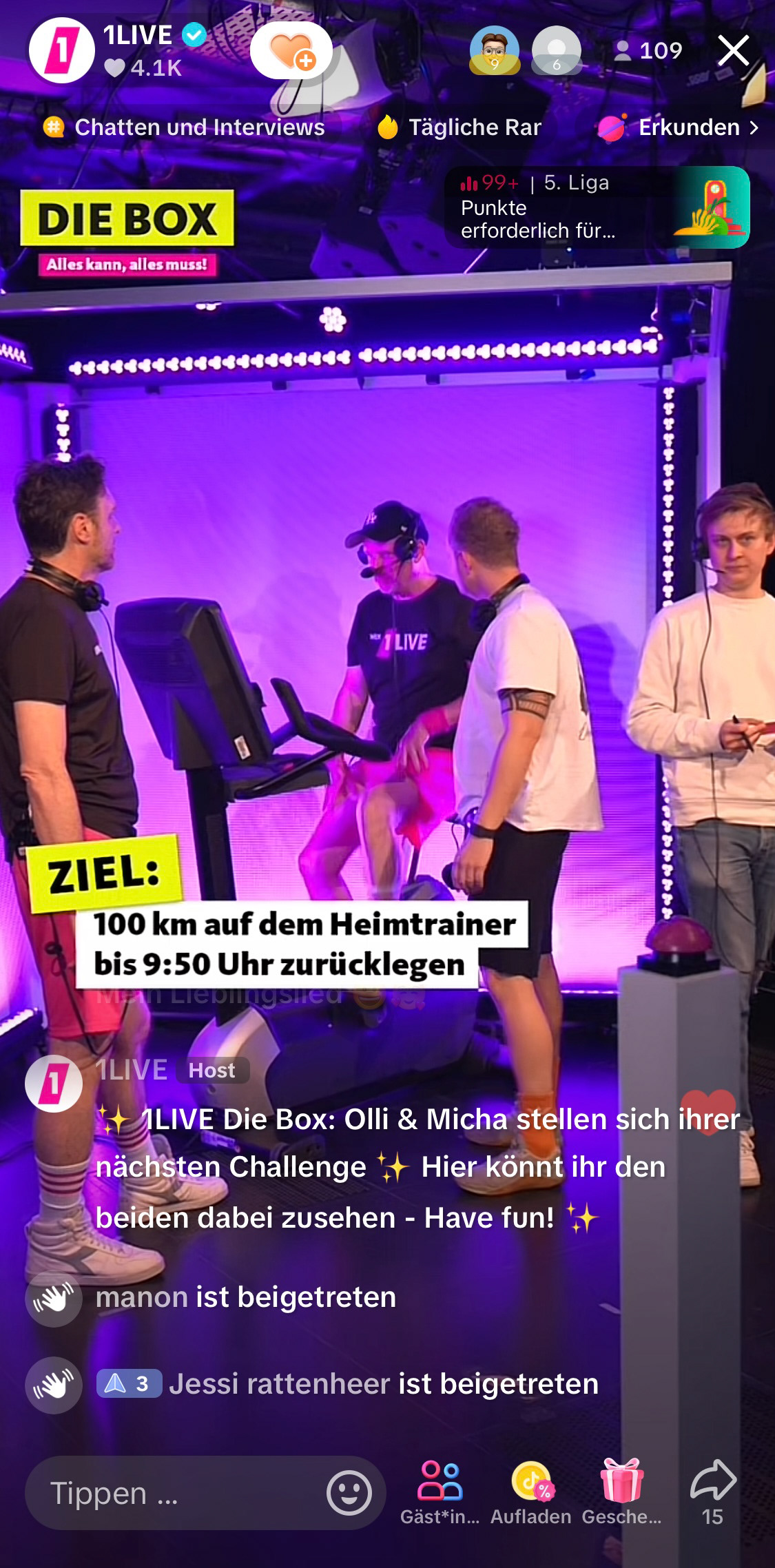 1LIVE "Die Box"-Livestream 2025